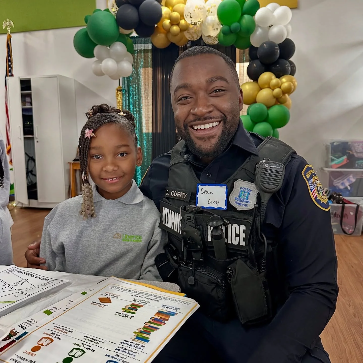 Day 3 of the Family Breakfast with Lower Elementary families went something like this!