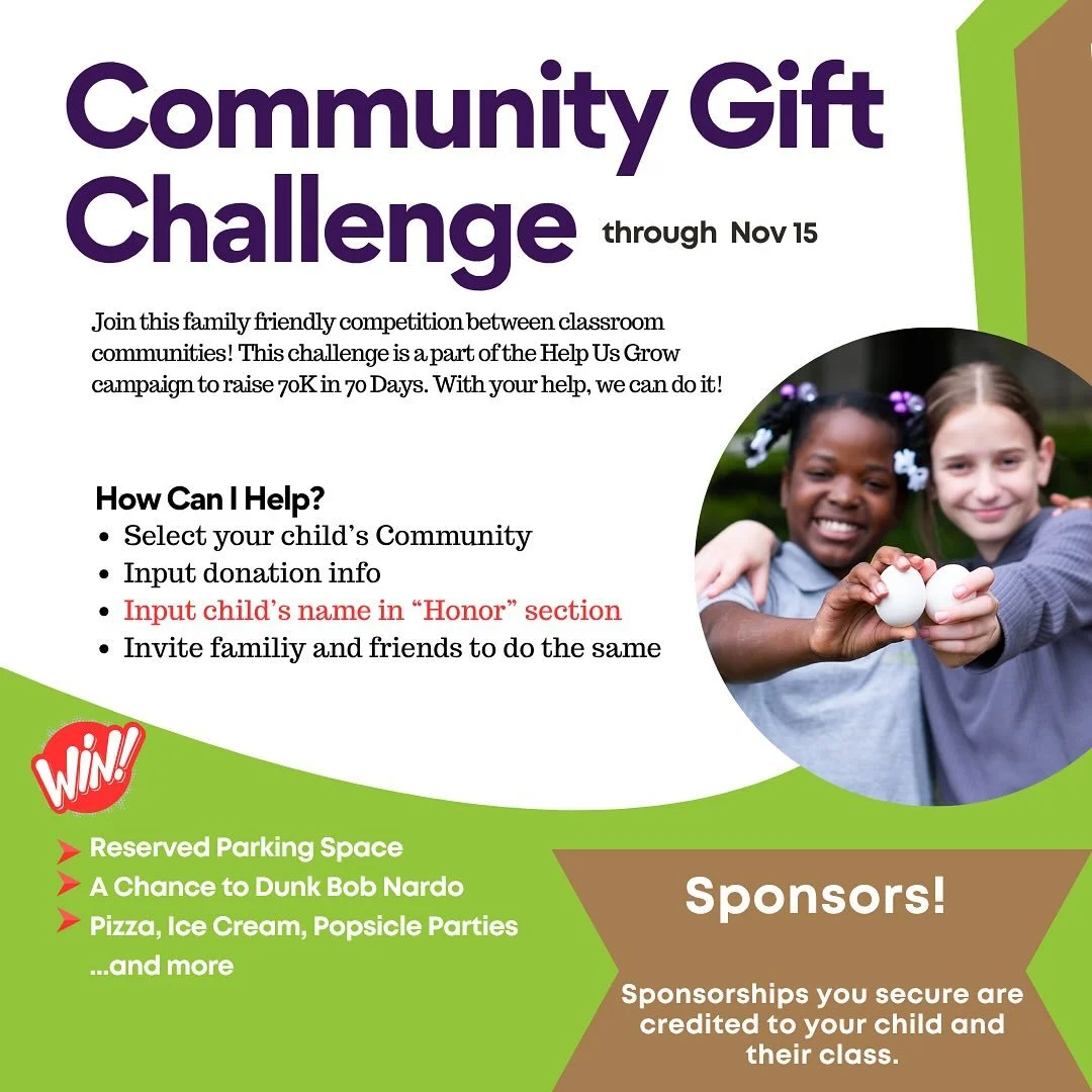 We did it, Libertas! Thanks to YOU, we raised $2,829 and had 43% of families participate in our first-ever Denim Day! 💙

Now it&rsquo;s time for the next big step &mdash; the Community Gift Challenge! Each community has its own fundraising page to h