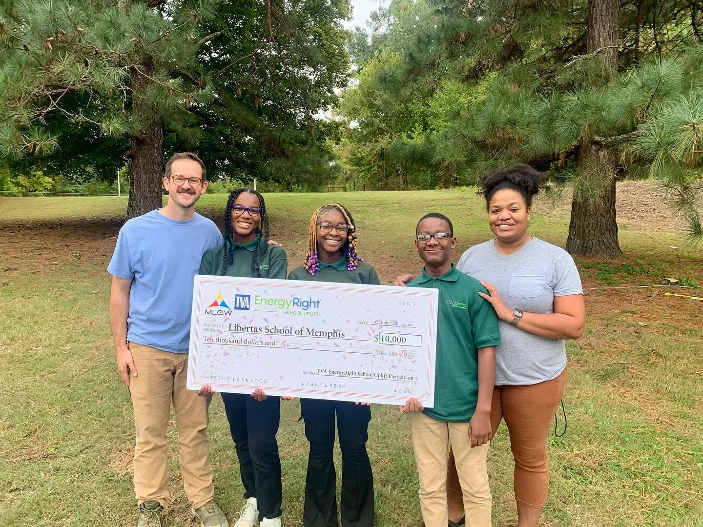 Last year, Mr. Kent and Mr. Jones worked with TVA to secure a grant of $10,000 through their School Uplift Program!

We are using the funds to purchase new computer carts that are energy efficient so we can house all of our new computers!

Thank you 