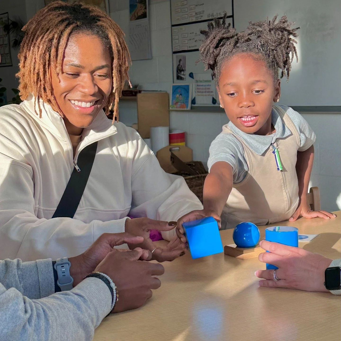 This past Wednesday, families got a glimpse of how our Bison learn math in a hands-on, multi-sensory, Montessori way at our Family Workshop: Montessori Math Experience.

&ldquo;What the hand does, the mind remembers.&rdquo; 
&mdash; Maria Montessori 