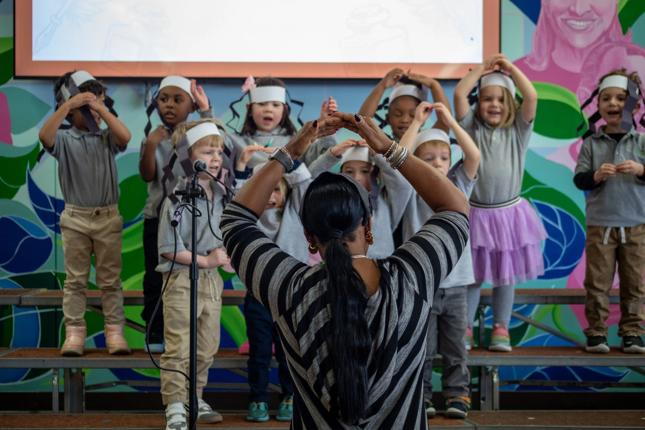 Thank you to our families for celebrating the close of the first semester at Wheatley in Winter as students recited poetry and our first-ever band performed. ❄️