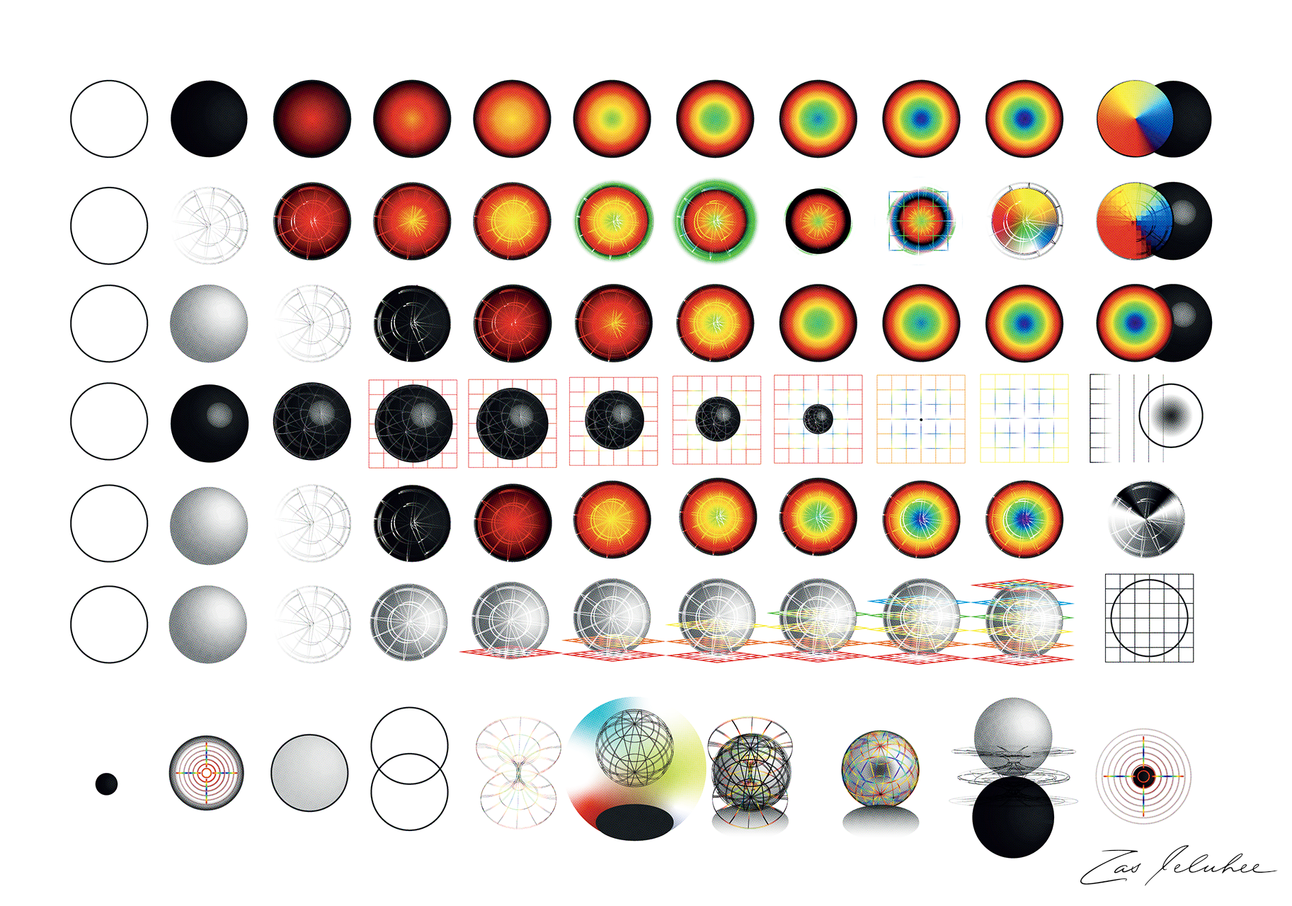   Table of Resonances (2021) , digital painting 
