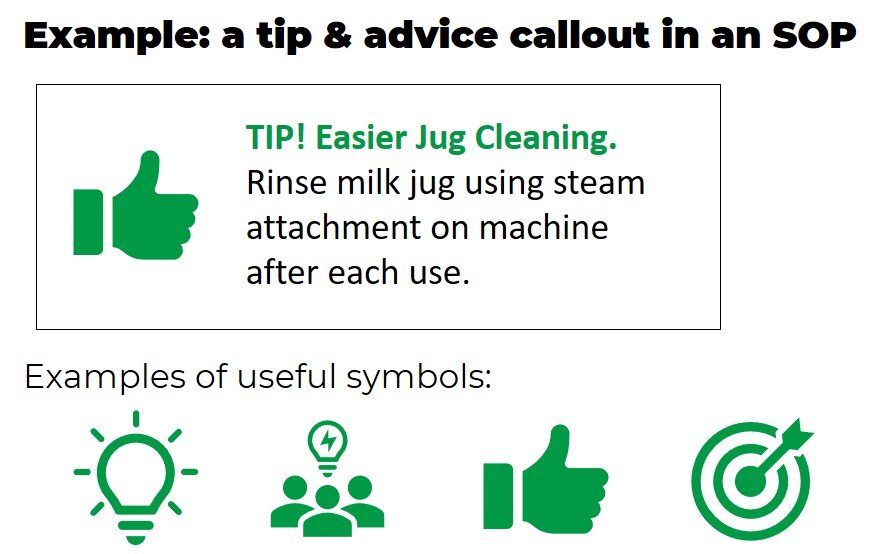 E.g. Tip/Trick