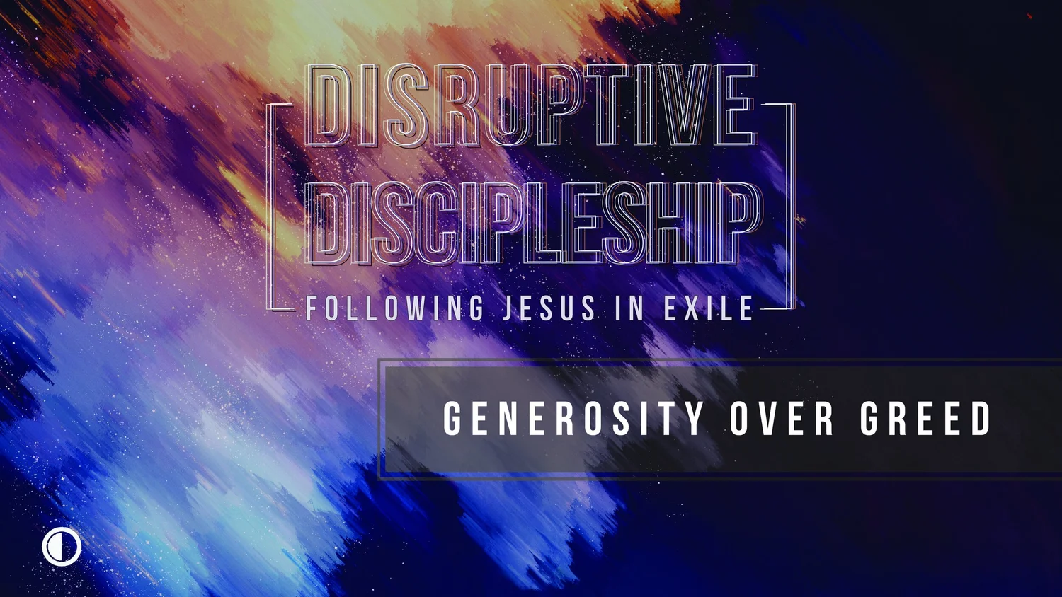 Disruptive Discipleship | Week 5 - Generosity over Greed episode artwork