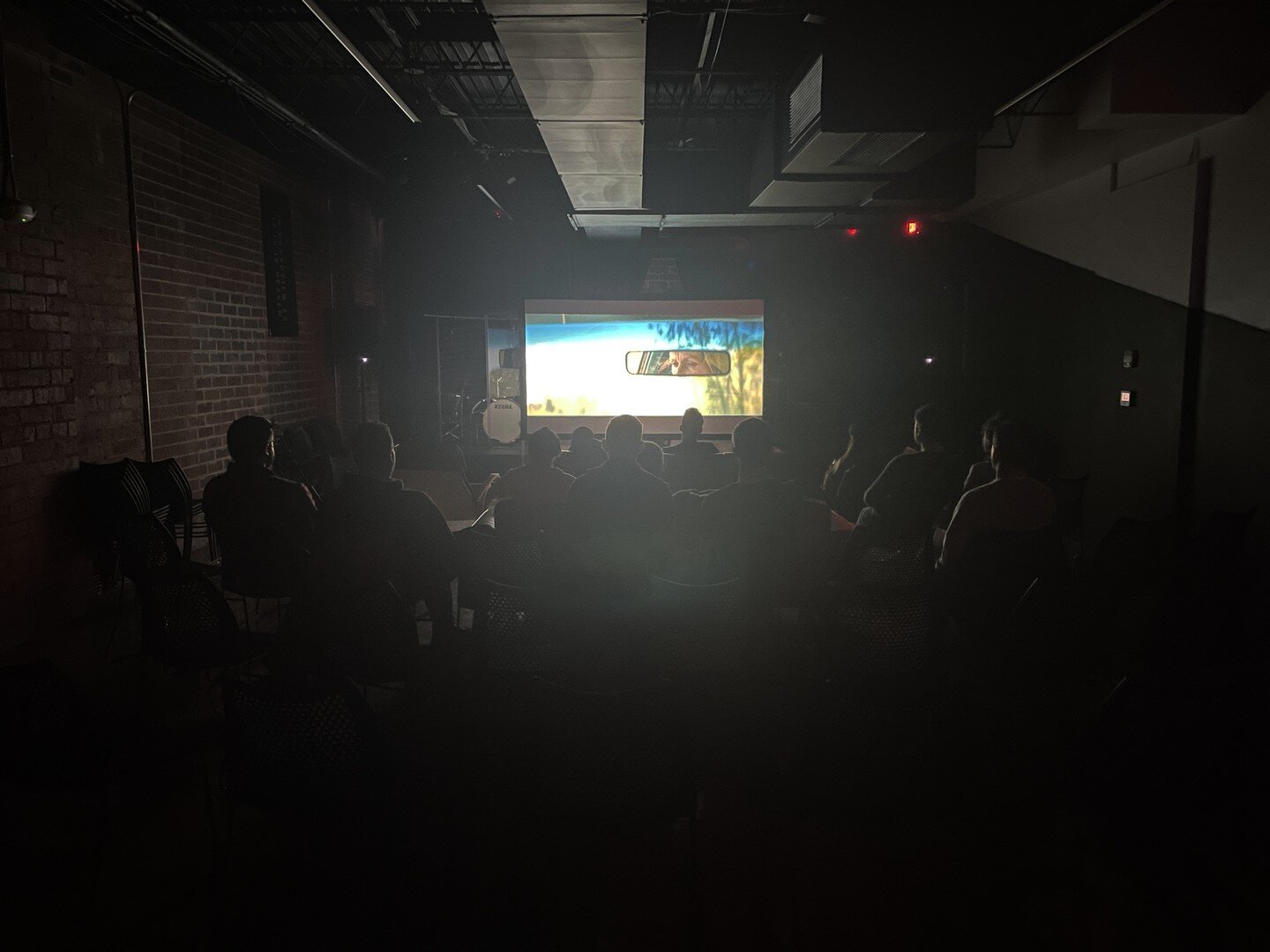 120in projector screen to host the Grandview Cinema Club. 

&quot;Three Billboards Outside Ebbing, Missouri,&quot; a popcorn machine, and great discussion about the film.
Thanks @brighamout and your great idea!