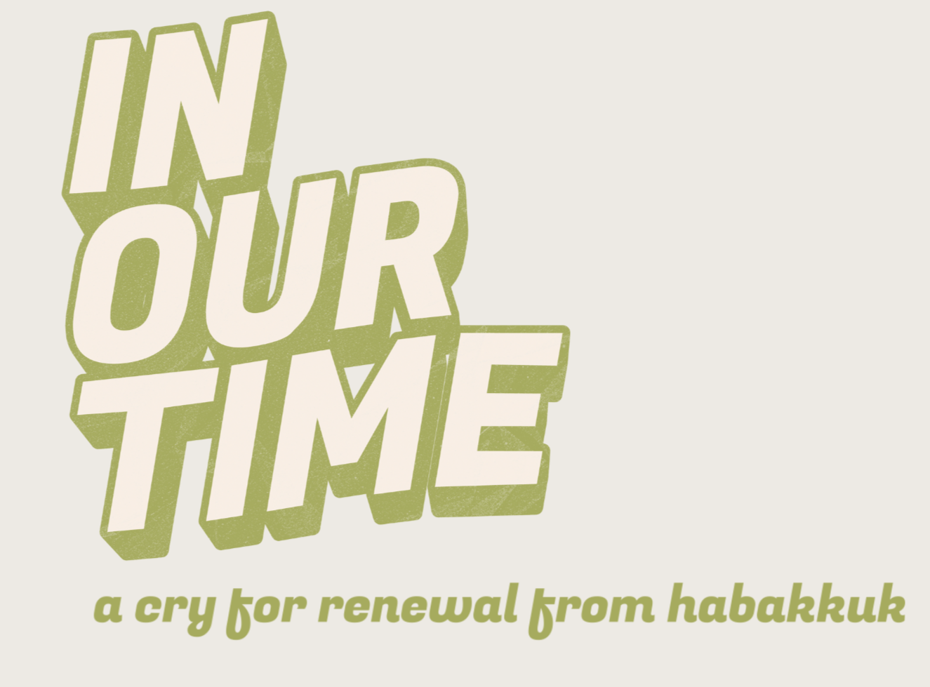 In Our Time | Do You Have A Burden?