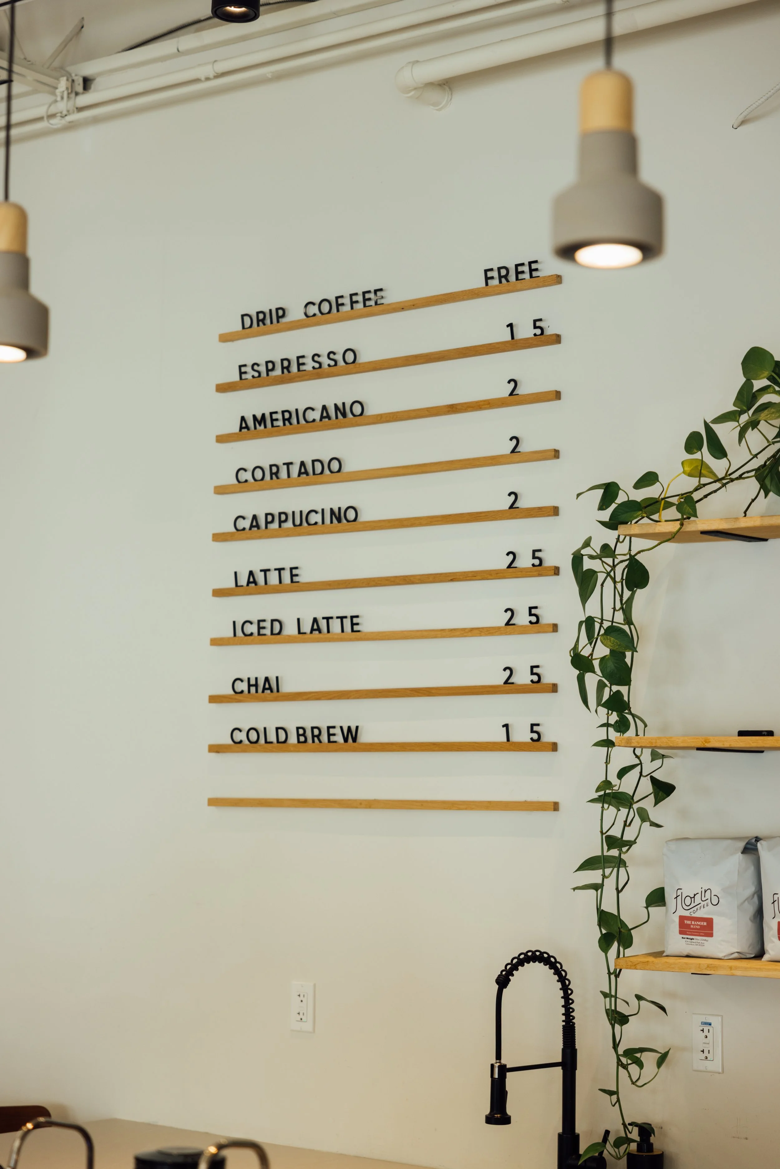 Coffee Menu