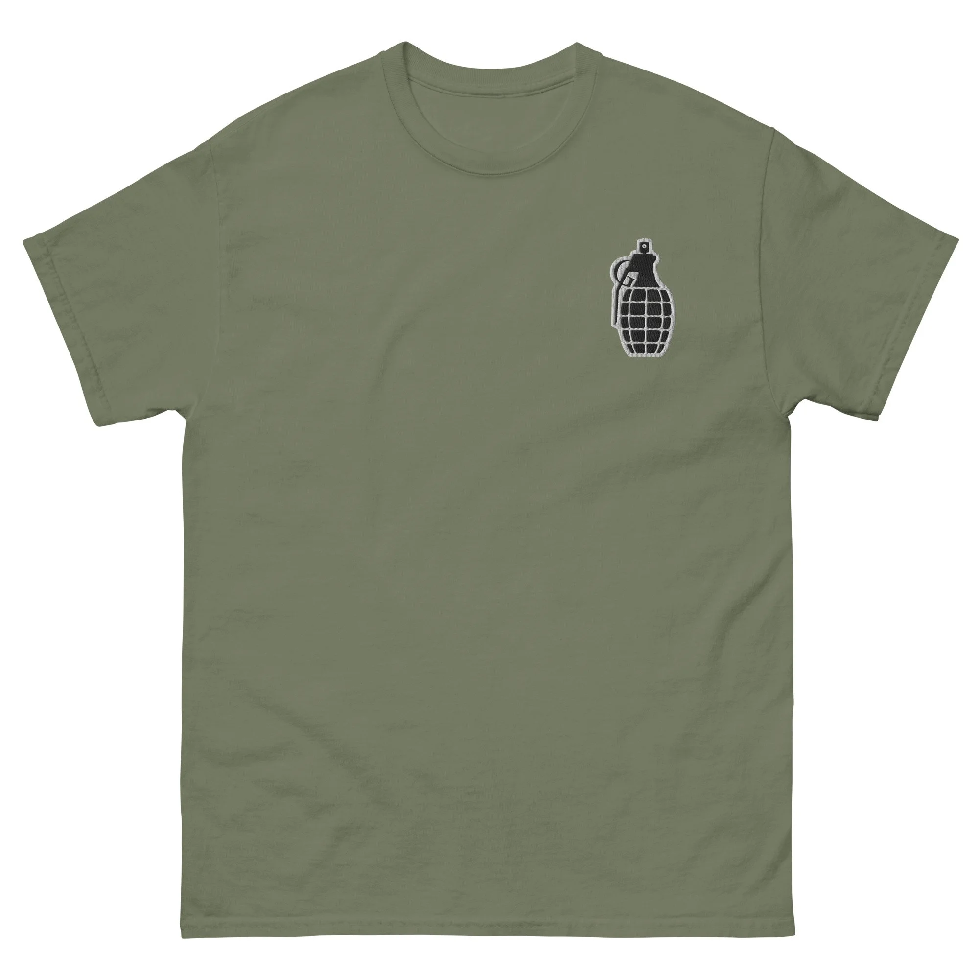 unisex-classic-tee-military-green-front-6957281186ca7.jpg