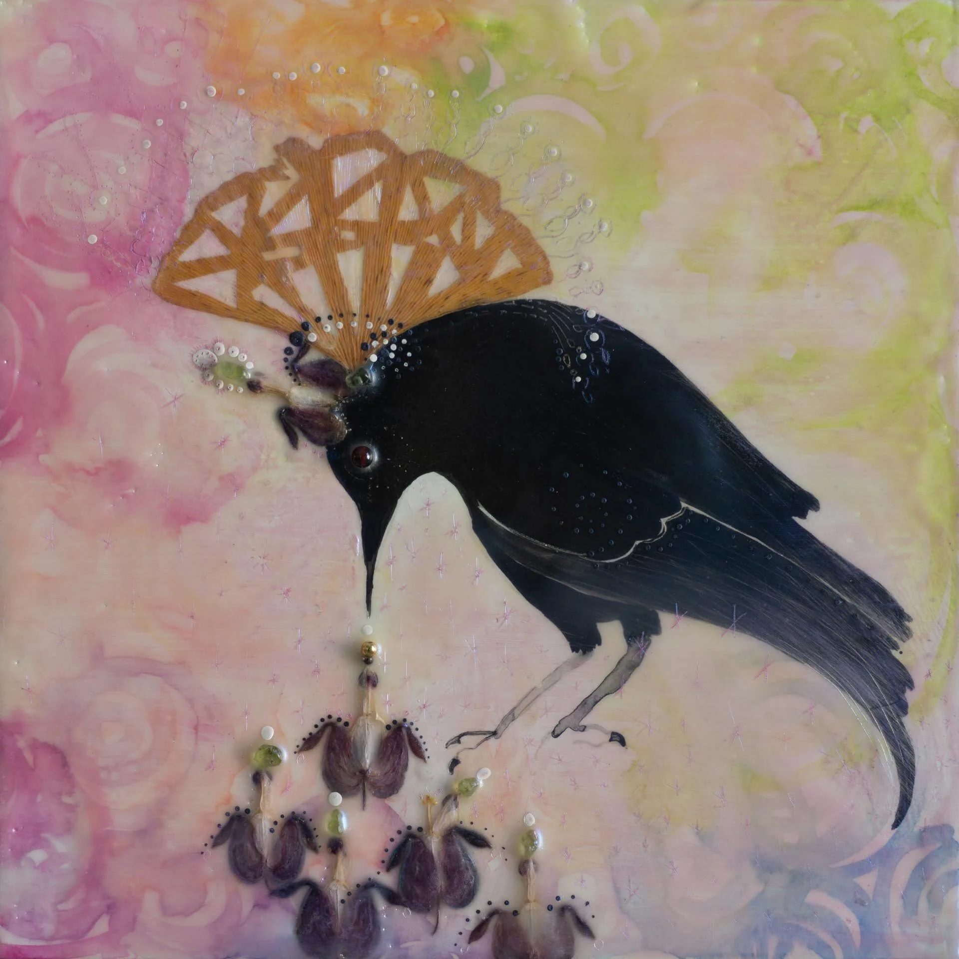 Courtly Birds- Queen of Bleeding Hearts-08485.jpg