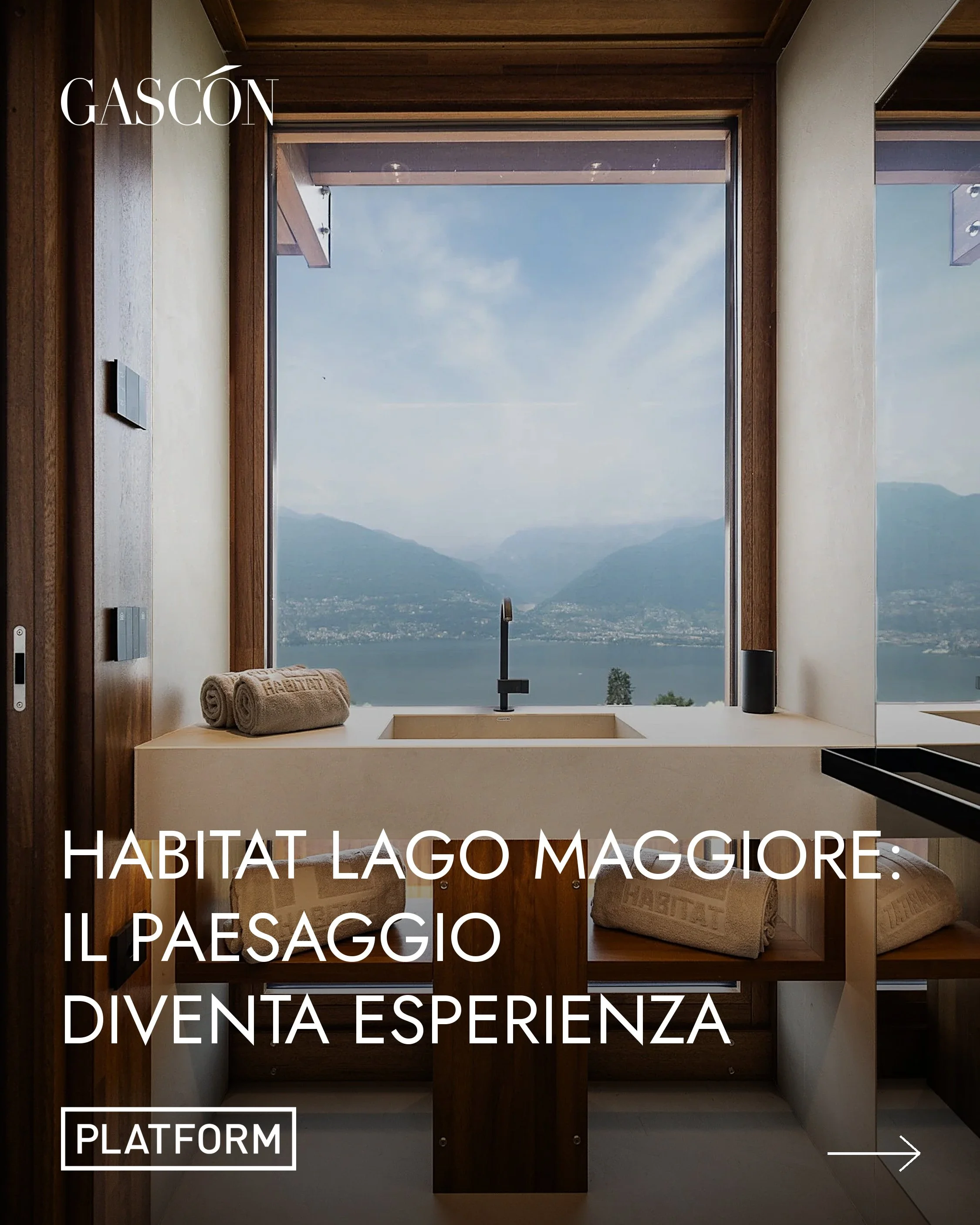 Habitat Lago Maggiore firmato Gascón Studio su Platform: un hotel diffuso a Piazzogna in cui luce, materia e paesaggio diventano esperienza.