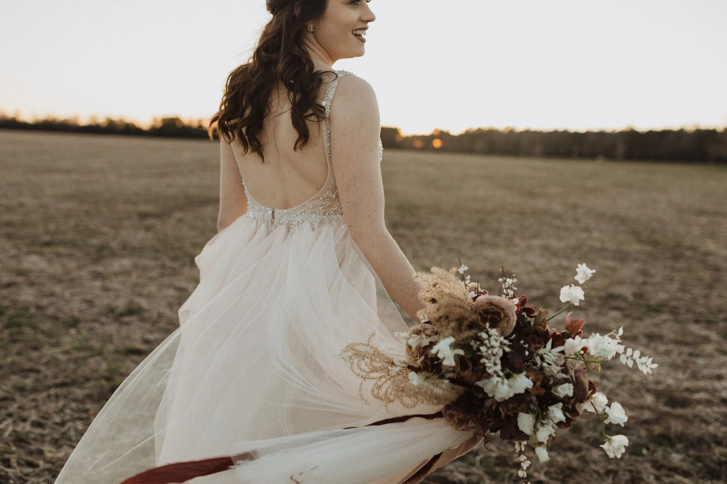 rusted rose bridal
