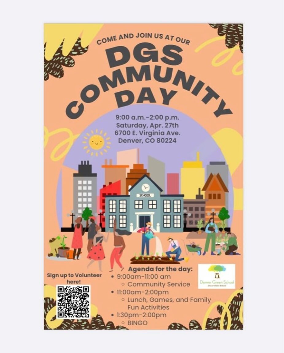 Join us on April 27 @denvergreenschool for fun, volunteering, a silent auction, and more! Come support the school and farm from 9am-2pm and join us in this community celebration. #sproutcityfarms #localfarm #urbanfarm #community #denvergreenschool