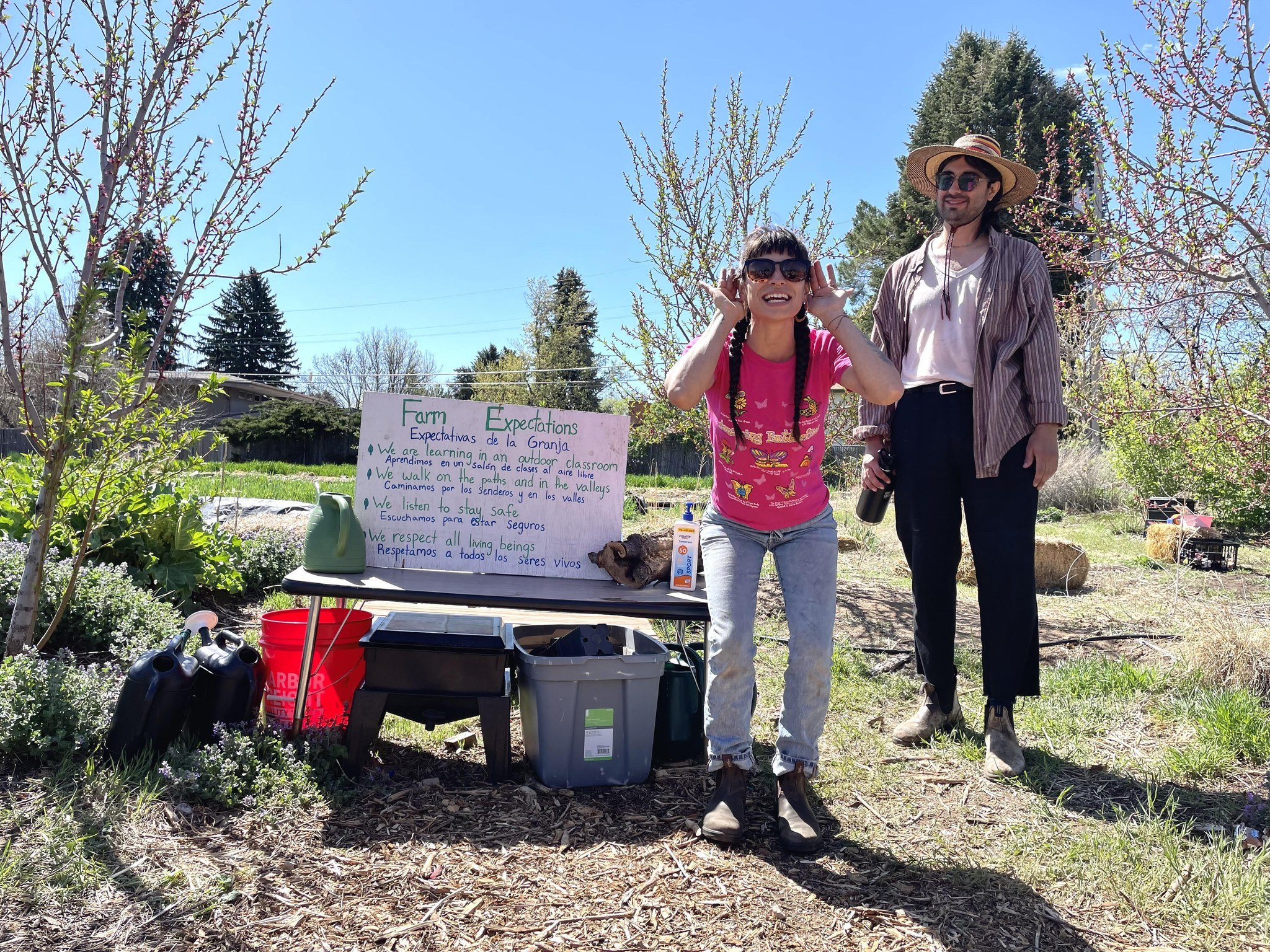 It's potato planting season at Denver Green School Community Farm!! 

One of the many benefits of having a community farm on school grounds means that students get to experience the farm as an outdoor classroom, and getting dirty gets to be a form of