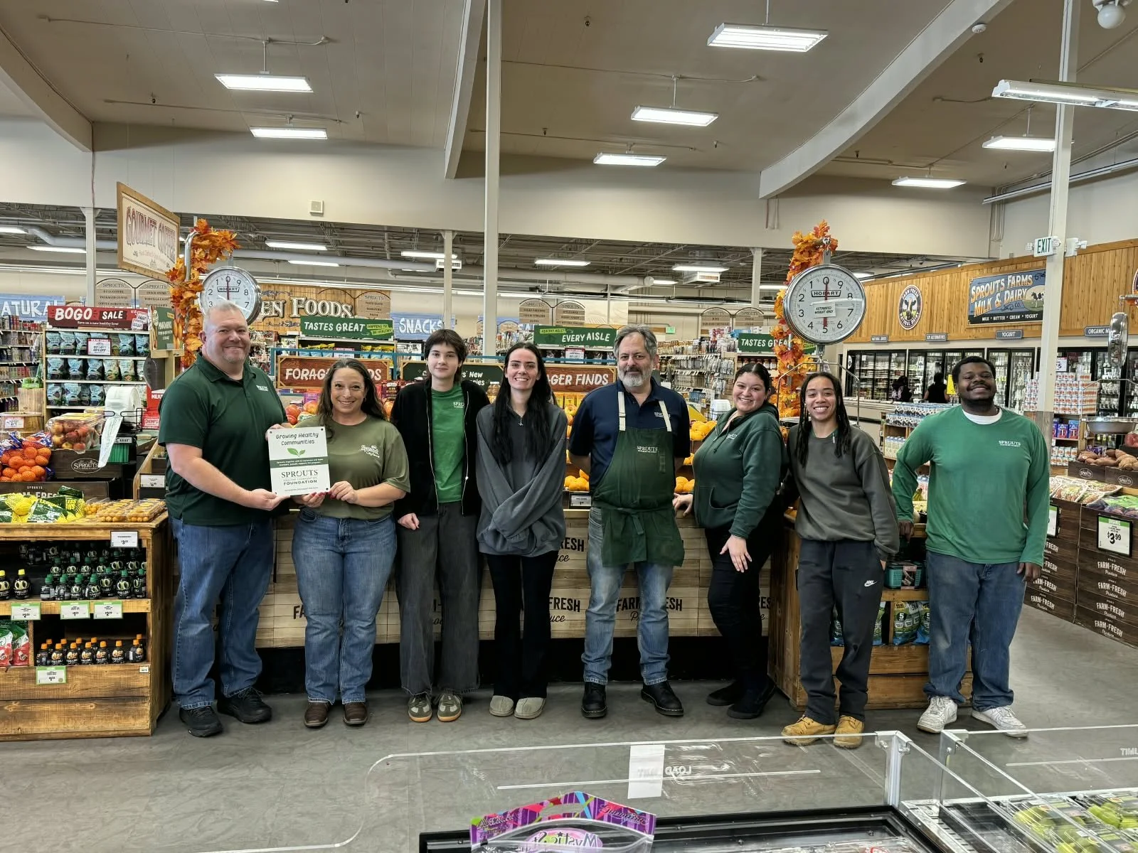 We are thankful to Sprouts Healthy Communities Foundation - @sproutsfnd - for their generous grant of $5000 which will go toward supporting our Farm to Classroom education program at the Denver Green School Ccommunity Farm. With this grant, we&rsquo;