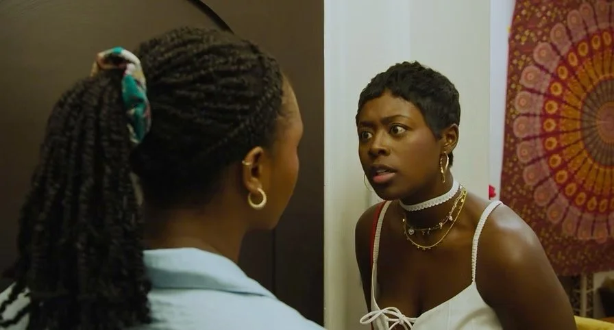 "DIRTY DISHES" -  (American Film Industries).......Symone Holmes as Tiana and Cassie Osuji as Deja