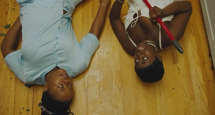"DIRTY DISHES" -  (American Film Industries).......Symone Holmes as Tiana and Cassie Osuji as Deja