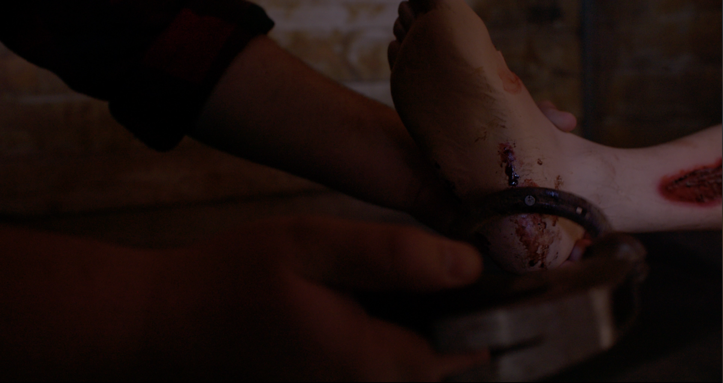 "The Ballads of Horse Killer" -  (48 Hours Film Festival).........Gavin Powell as Horse Killer & trauma foam prosthetic leg