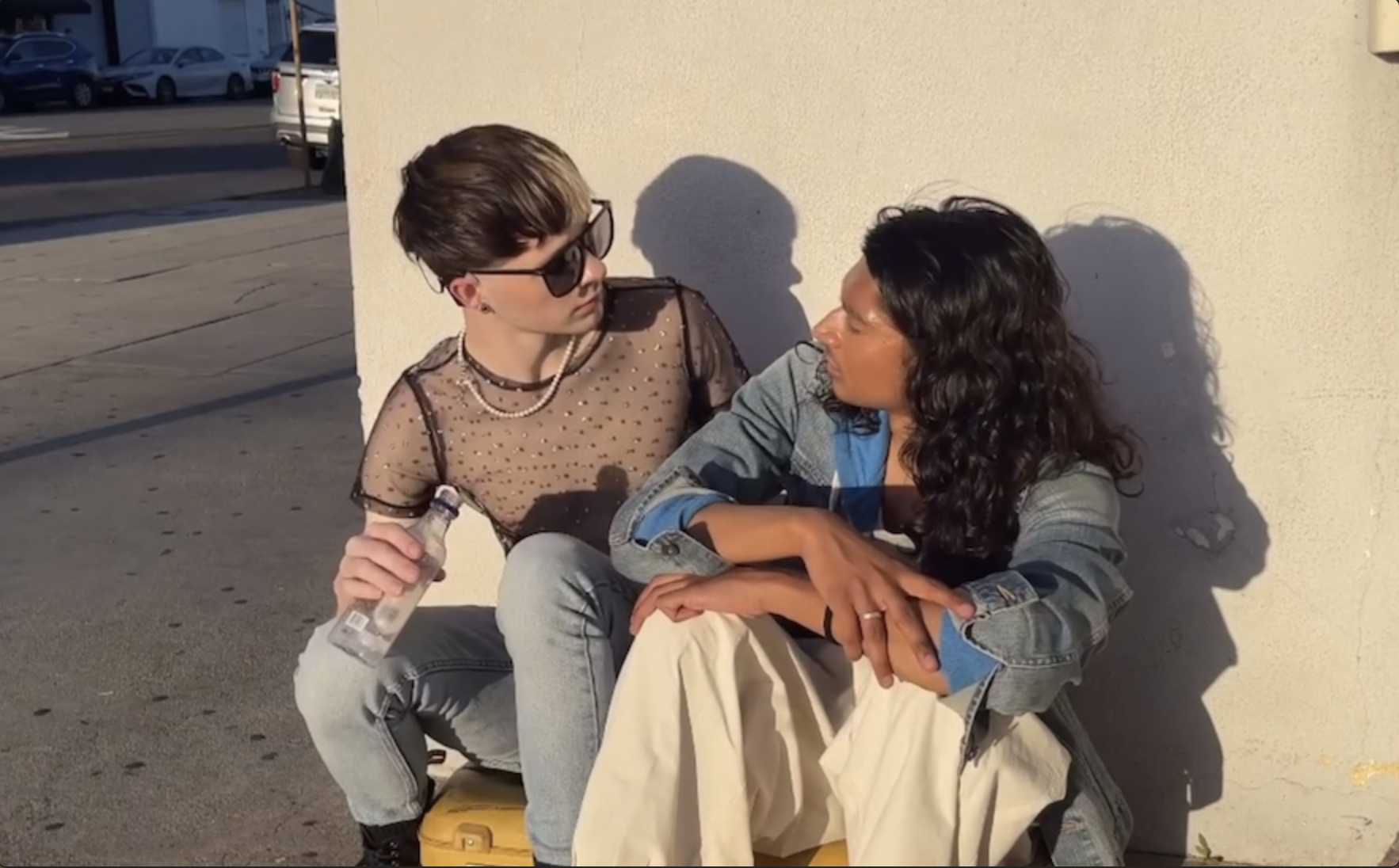 A Homeless & A Queer Guys - Short Film.....

Brady Allio as Queer Guy