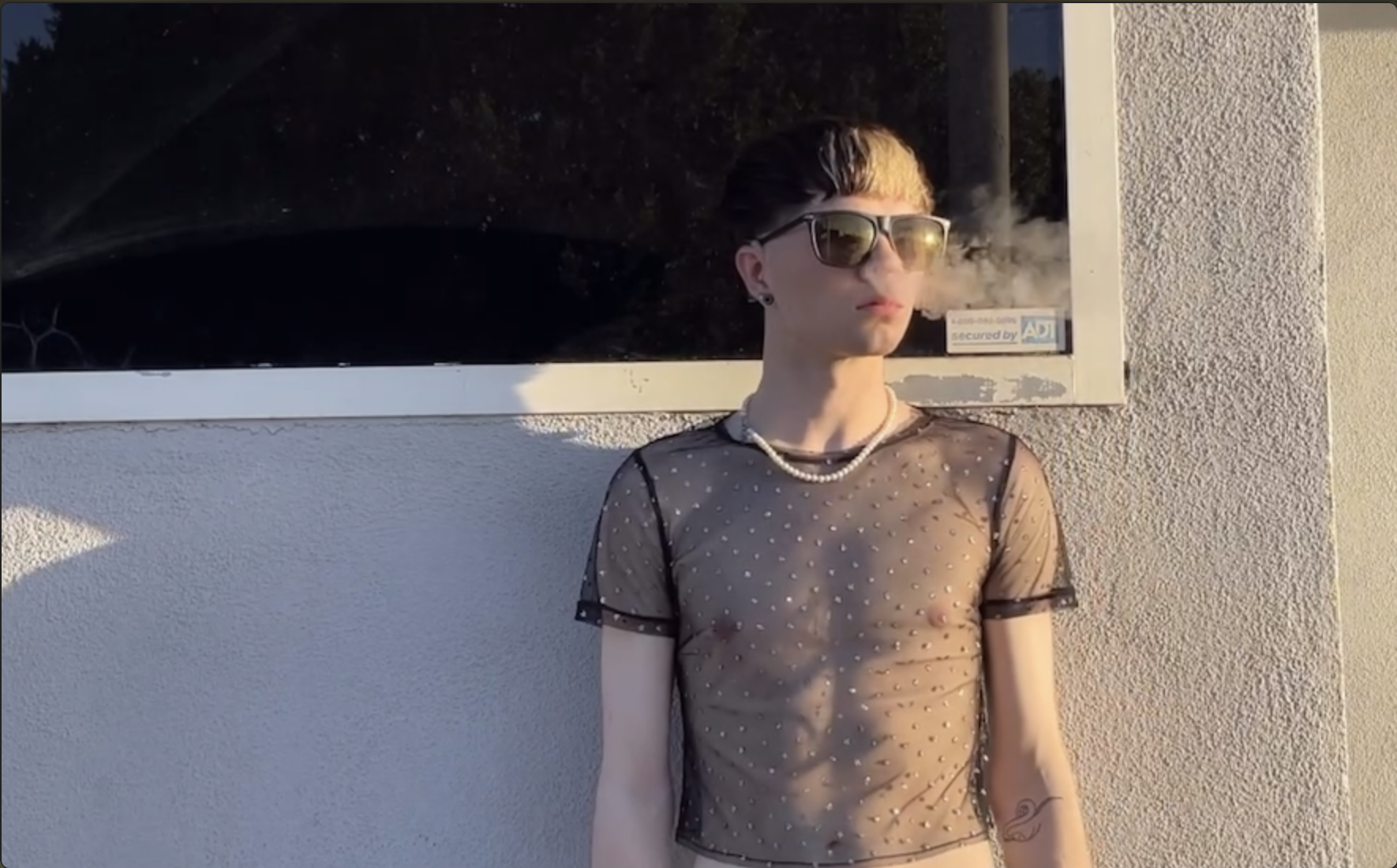 A Homeless & A Queer Guys - Short Film.....

Brady Allio as Queer Guy