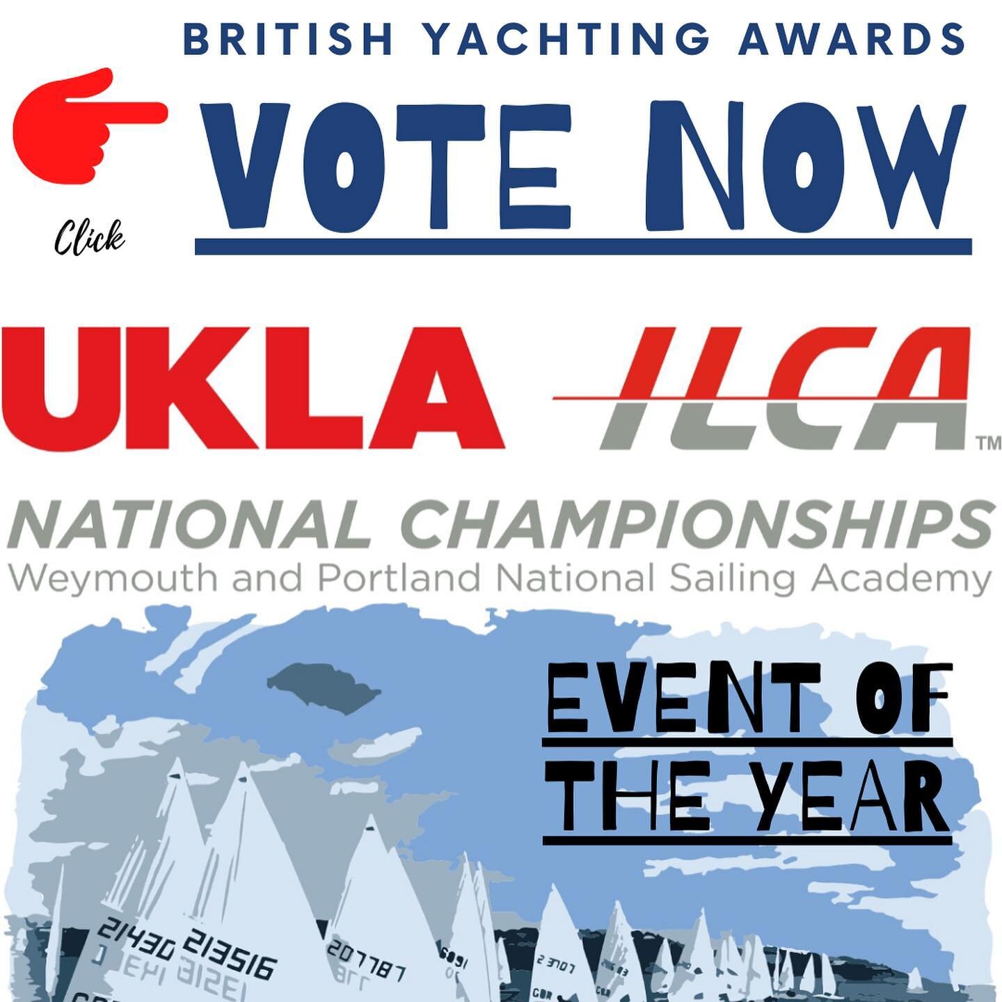 Only few hours left to cast your vote at British Yachting Awards 2020! Click though to vote for the UKLA National Championships as Event of the Year!
Vote now
👇🏼👇🏼👇🏼
https://www.britishyachtingawards.com/vote-now/