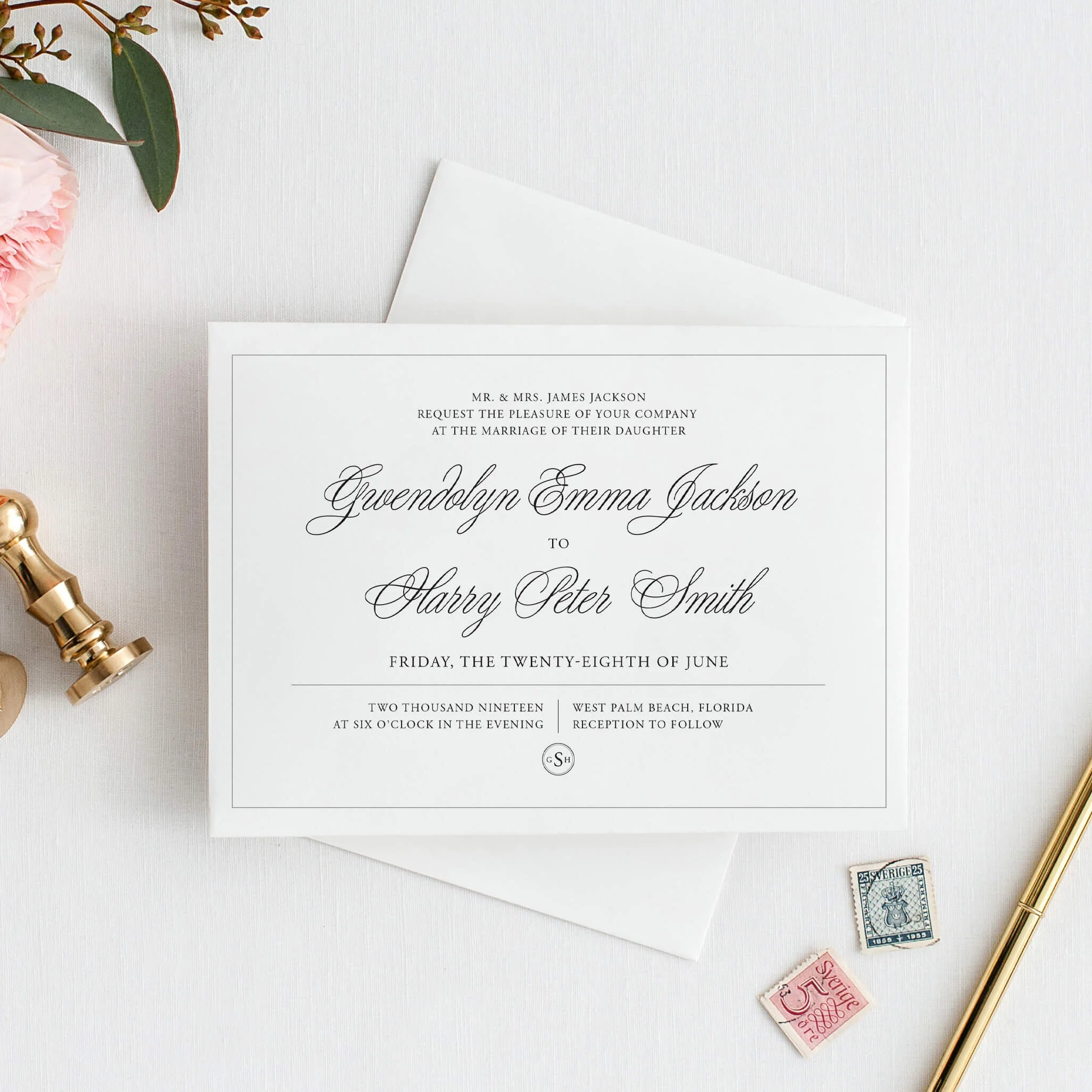 Timeless Soirée | Wedding Invitation