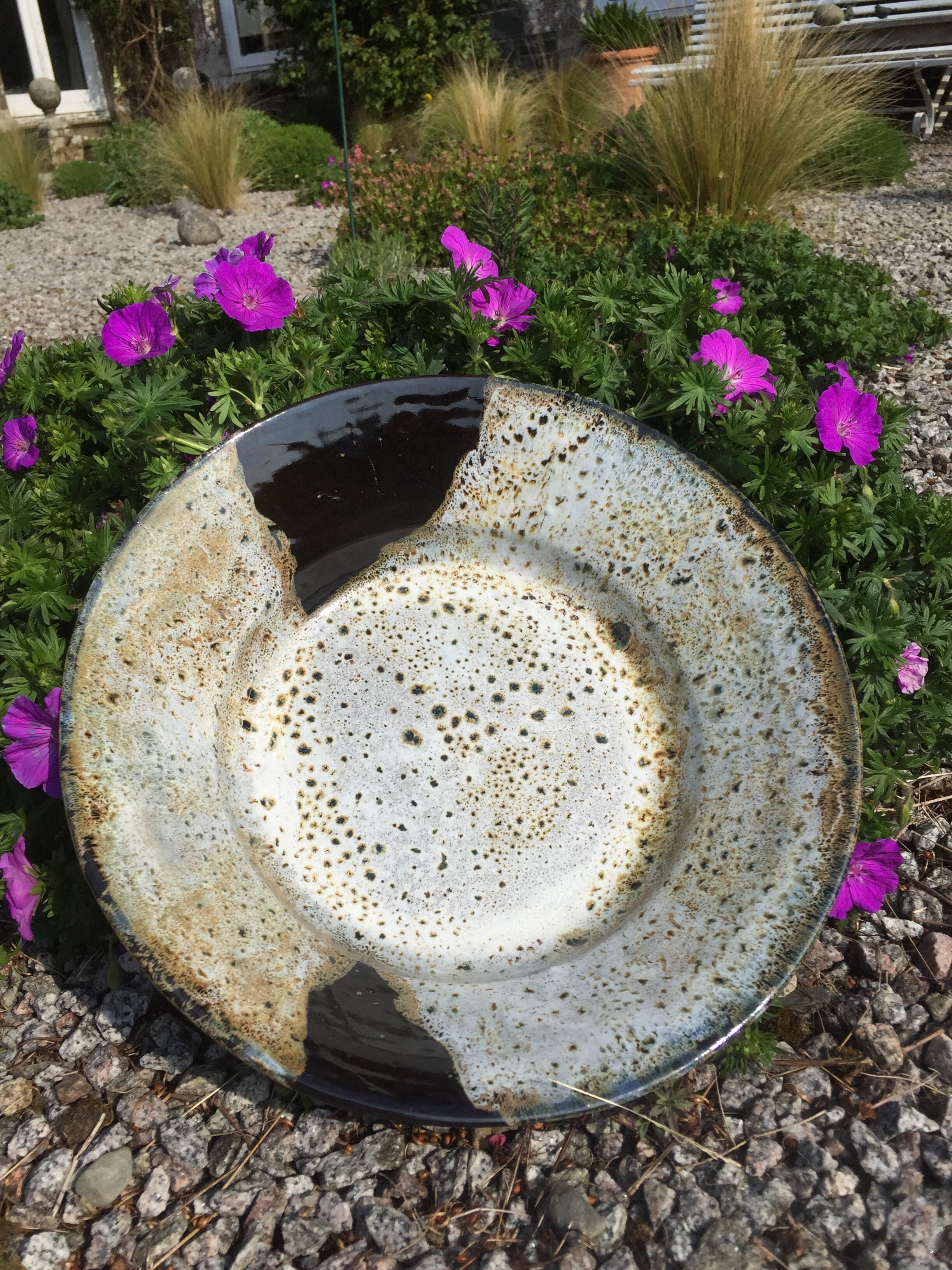 Oil Spot Glaze Platter