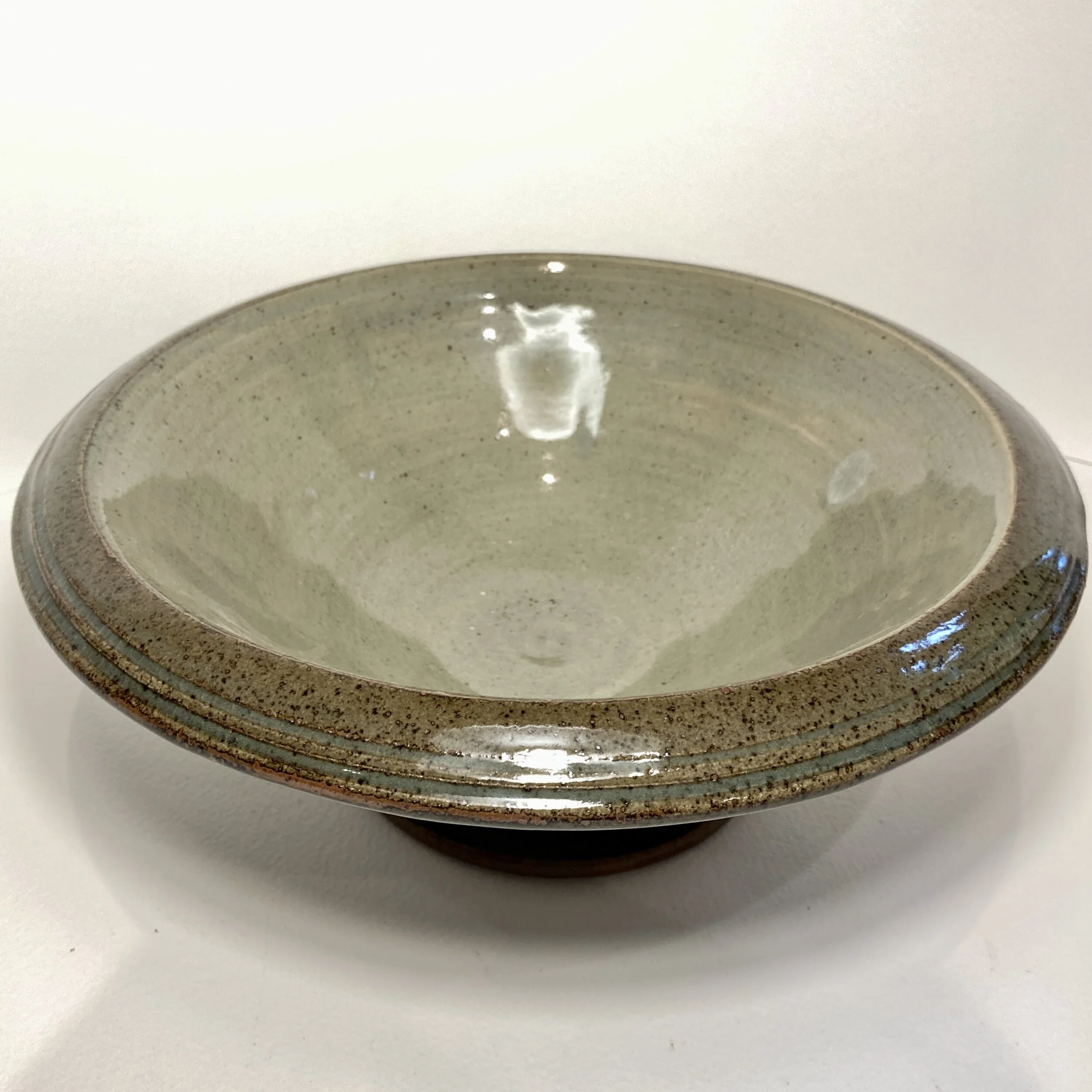 Dark Celadon Stoneware Bowl