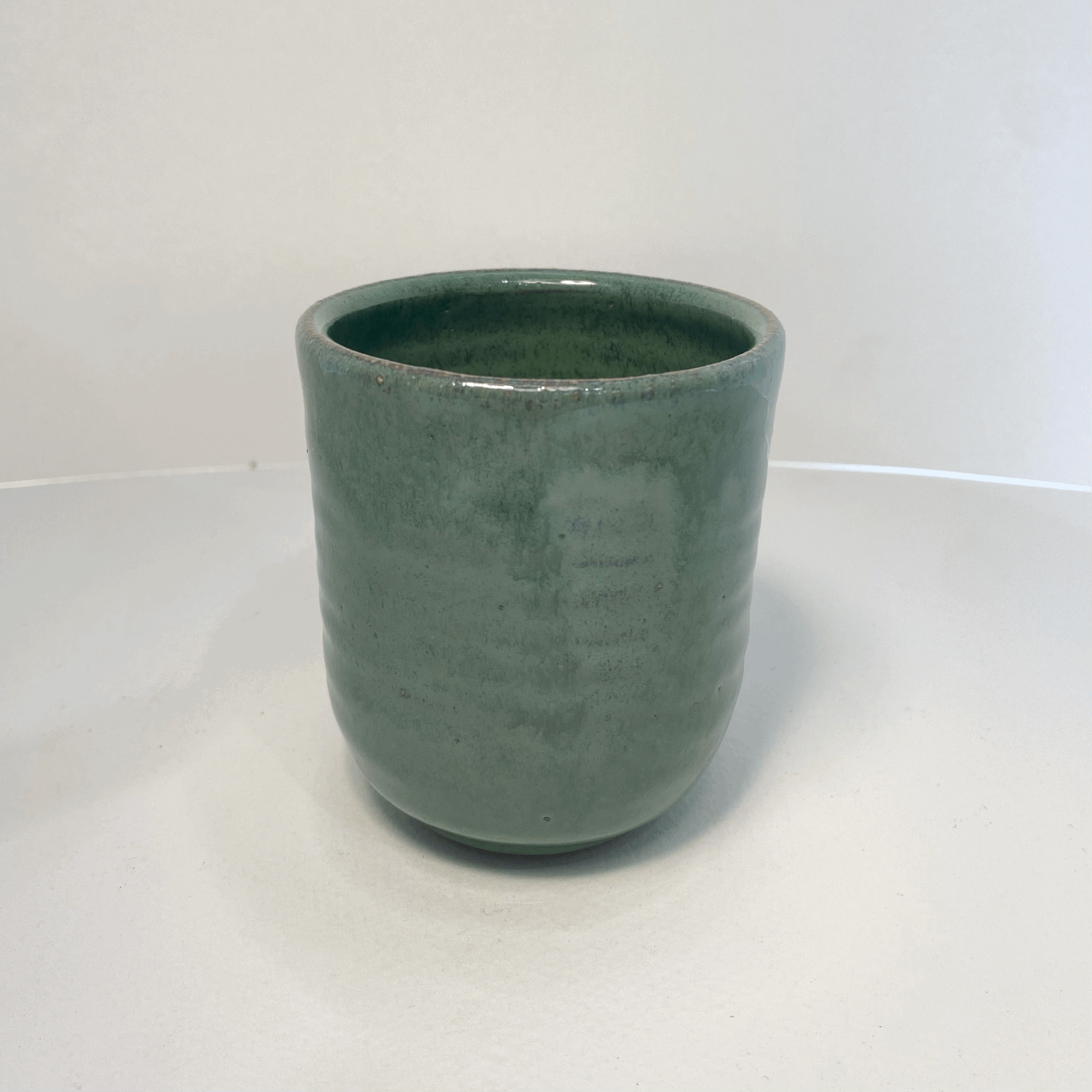 Green Beaker - stoneware