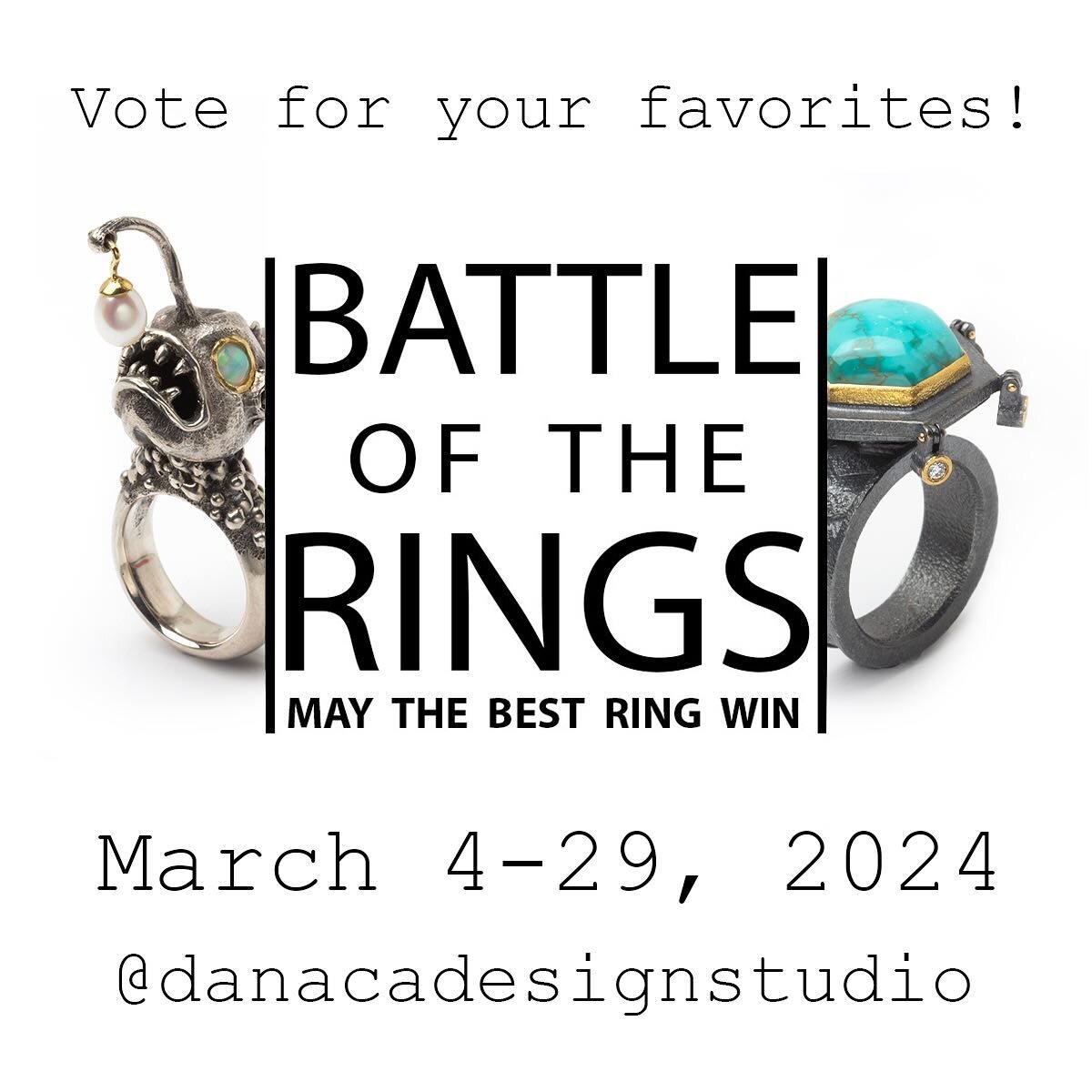 @danacadesignstudio #ringsmackdown2024 #battleoftherings2024 #imacontender  I&rsquo;m excited to be a part of this show again. Some really amazing rings out there to keep ones self humble