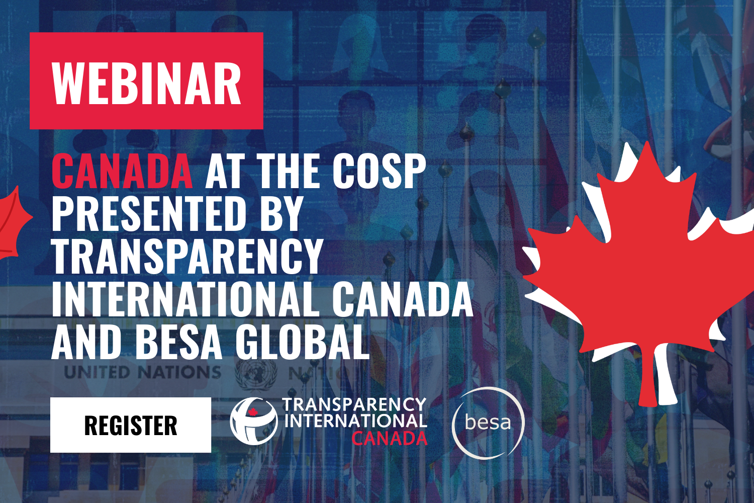 Canada at the CoSP presented by Transparency International Canada and Besa Global