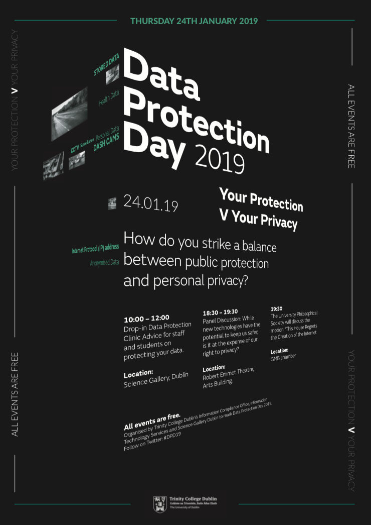 Data protection Poster design 2019