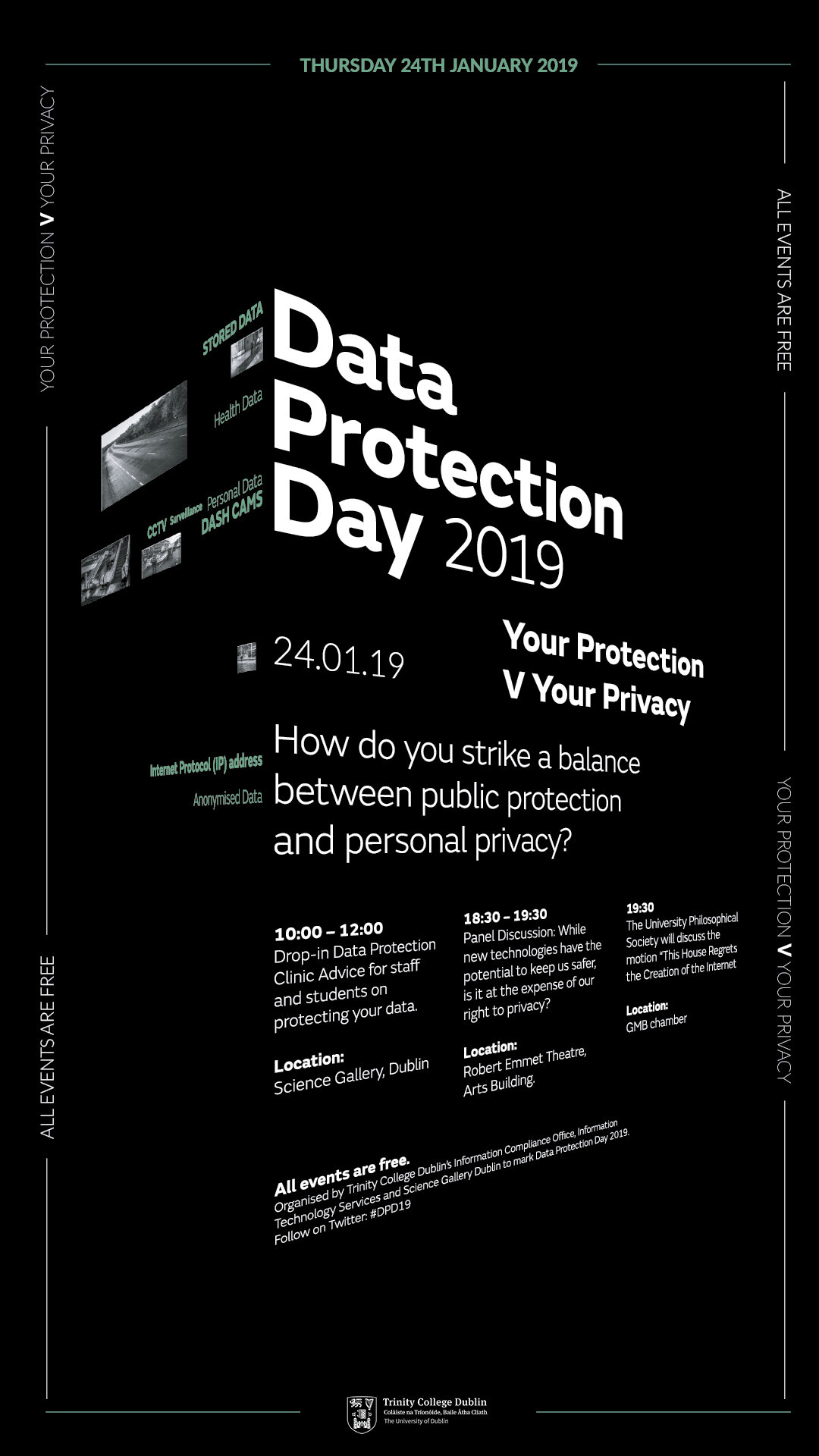 Data protection digital screen 2019