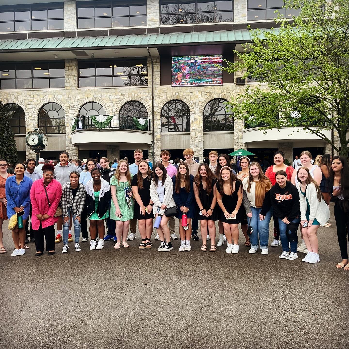 Every year we wrap up Youth Leadership with a day at Keeneland! The youth leadership group is made up of 30 juniors in high school from both Paris and Bourbon County Schools. Each year gets better and better!
This year&rsquo;s group has been outgoing