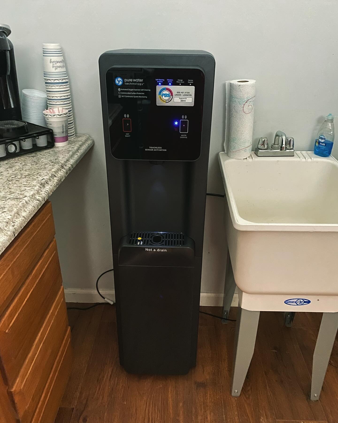 Our newest members hooked us up with our new water filtration system! Thanks to @purewaterky for the awesome customer service and an amazing product! Check them out for your office!