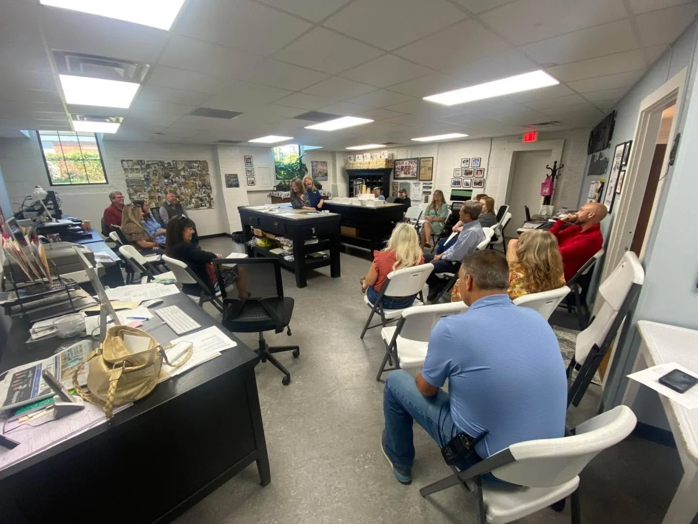 ☕✨ What a Morning at Coffee &amp; Commerce!

We had a super successful Coffee &amp; Commerce this morning at The Bourbon County Citizen Newspaper 📰 &mdash; a huge thank you to their team for graciously hosting us and supplying the delicious coffee a