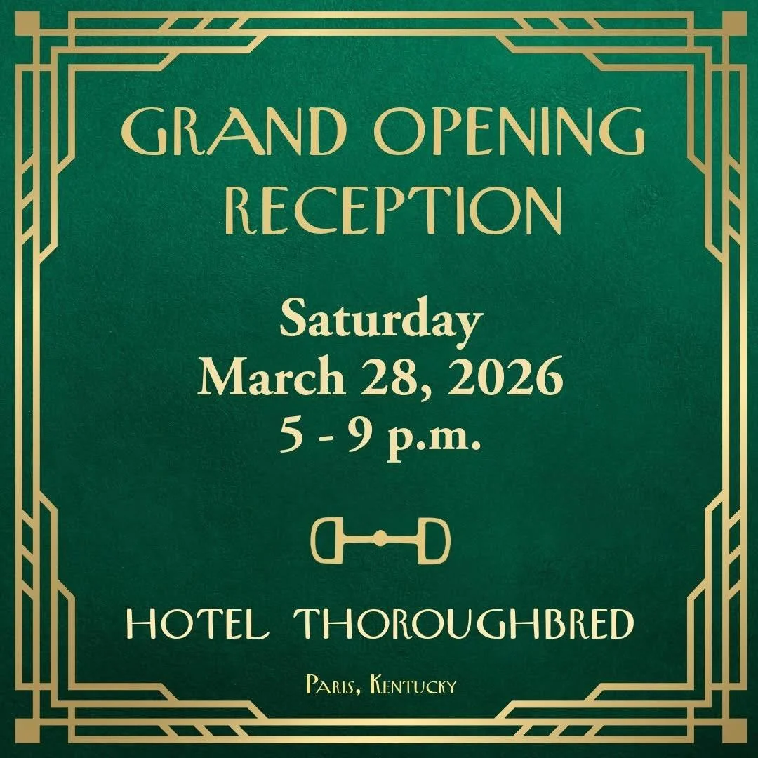 We are so excited to help welcome the newest addition to downtown Paris this evening beginning with a ribbon cutting at 5pm!  Congratulations to Hotel Thoroughbred, we are thrilled to have you!  Also be sure to check out Dusty Rose right across Main 