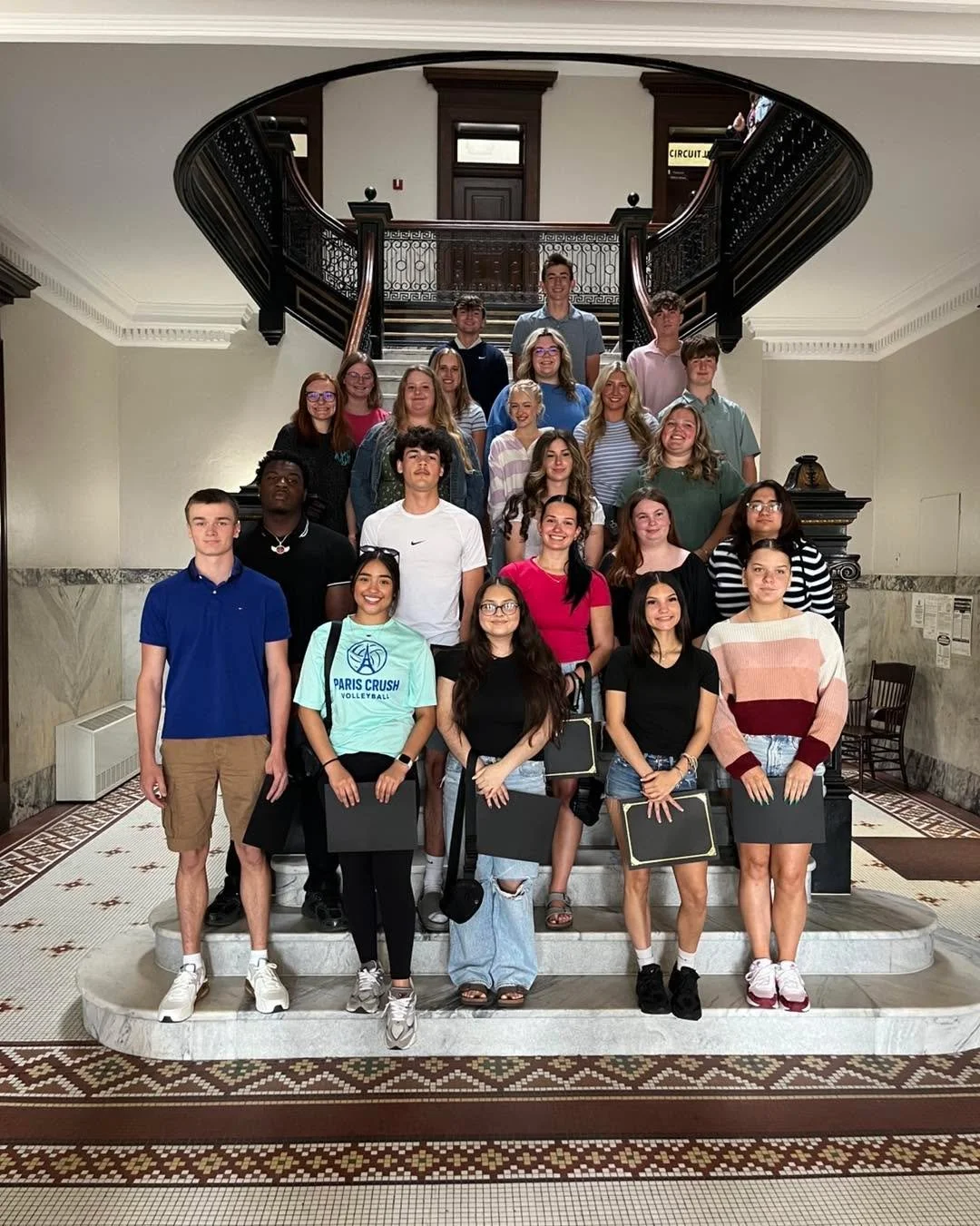 🎓 Celebrating the Future of Bourbon County! 🎓

This past Friday, we had the honor of celebrating the graduation of our Youth Leadership Bourbon County class at the beautiful Bourbon County Courthouse.

Our students heard powerful words of wisdom fr
