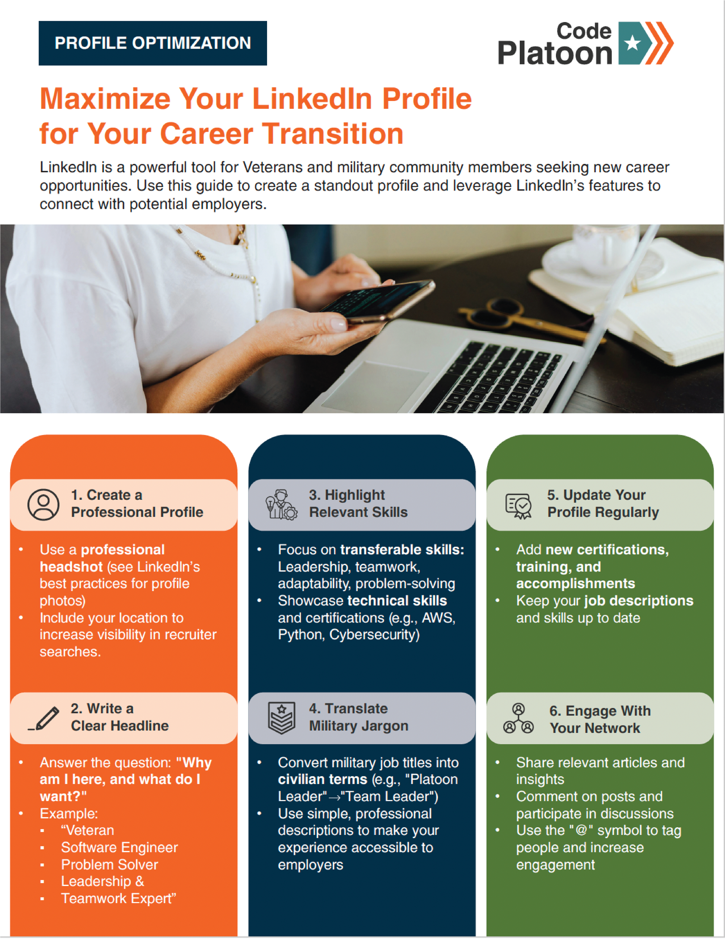 Linkedin Profile One Pager