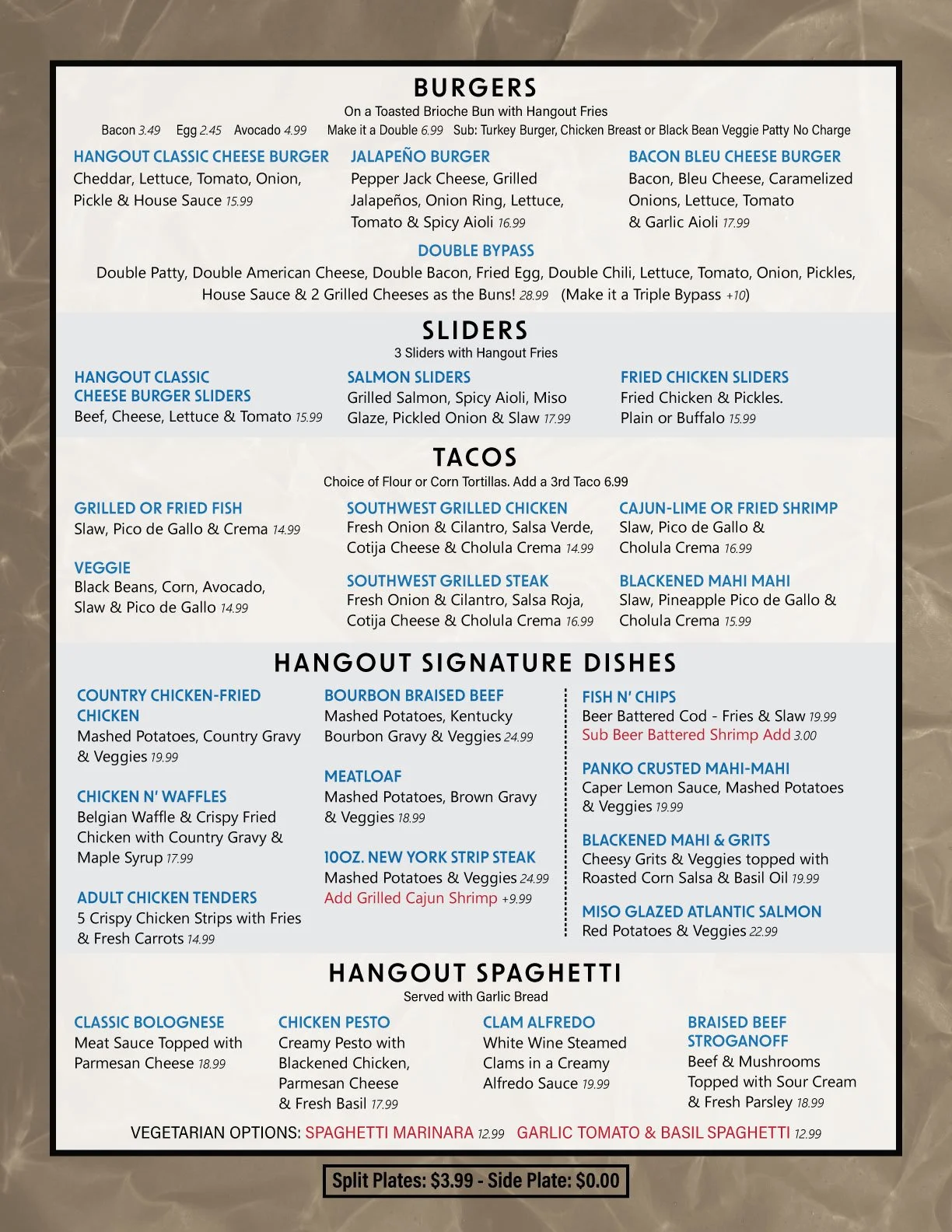 The Best Food in Seal Beach & Huntington Beach — The Hangout Restaurant