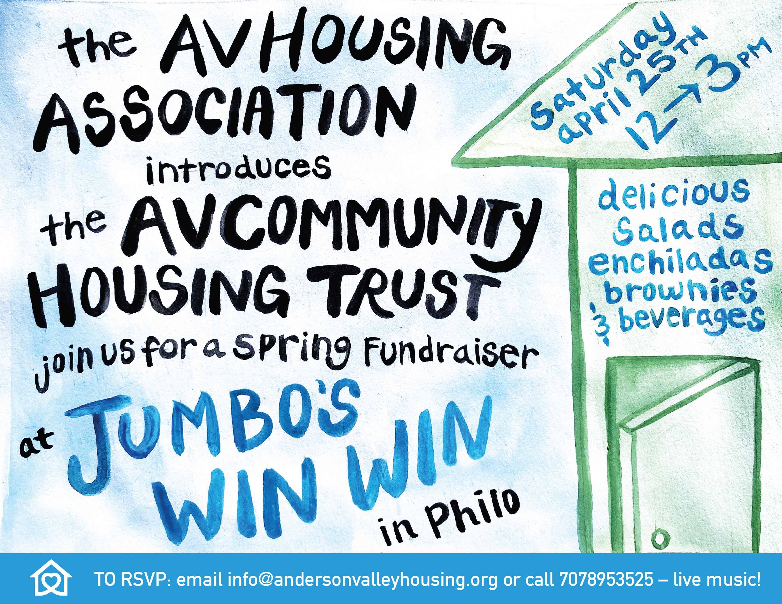 AVHA introduces Anderson Valley Community Housing Trust Spring Fundraiser