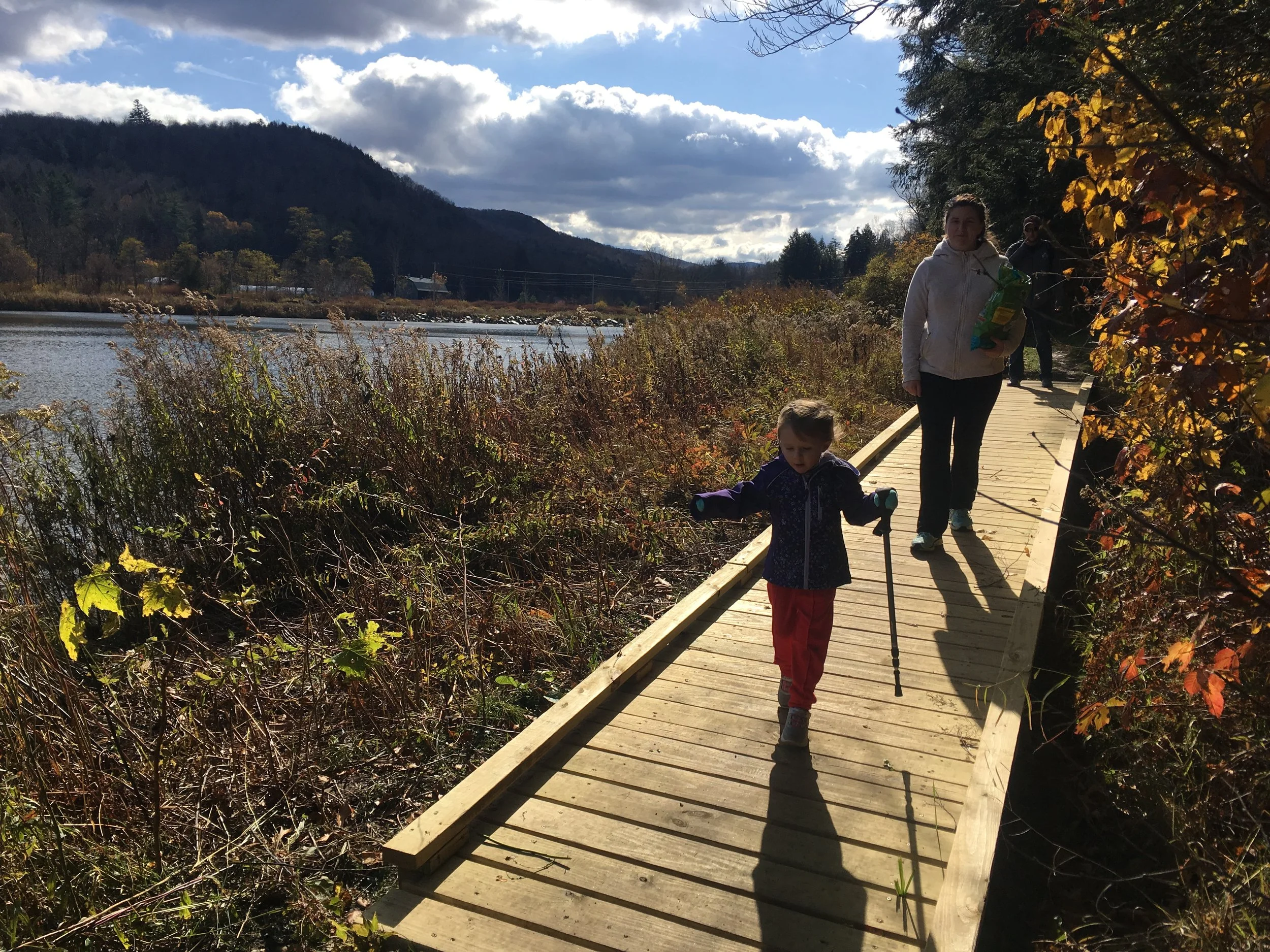 Partial, temporary path closure at the Sugarbush Snowmaking Pond