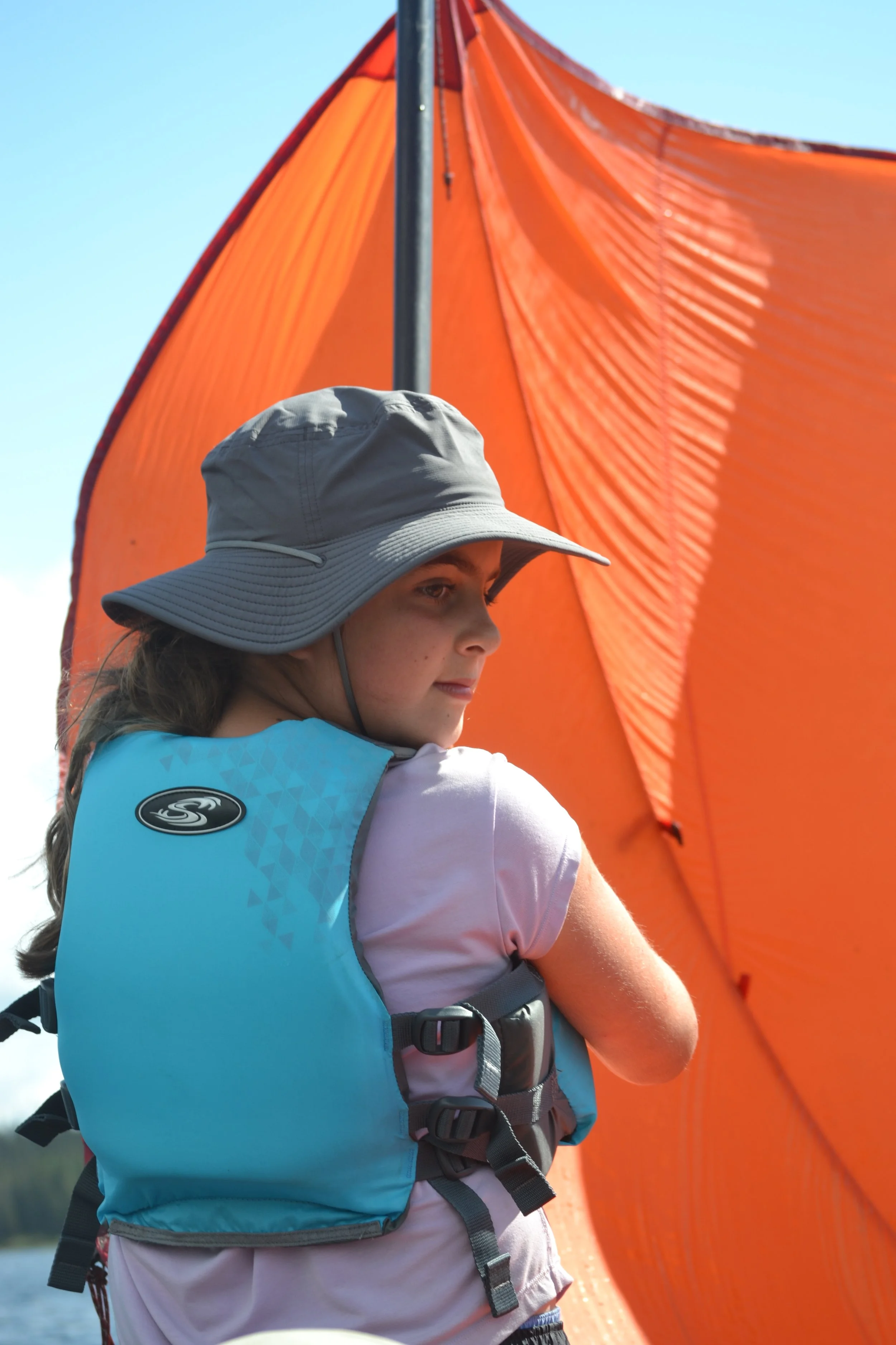  With the wind to our back Arianna sets sail! 