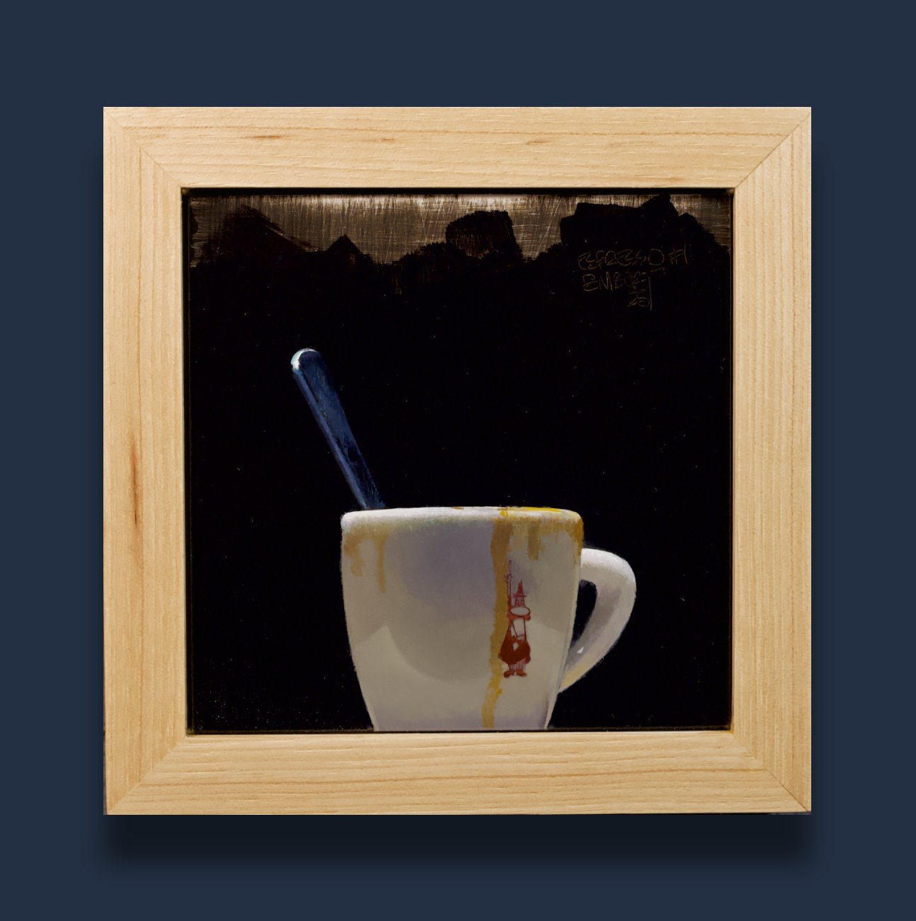 Espresso #1 
5x5" - oil on panel - $550
Cincinnati Art Galleries