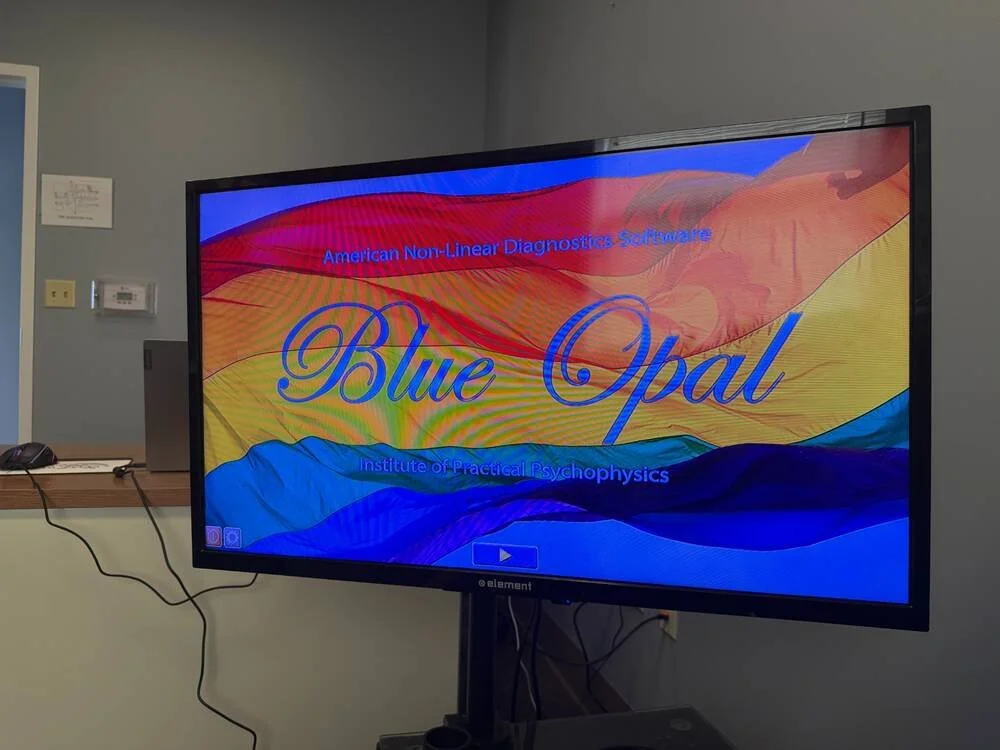 Metatron Blue Opal wellness equipment at Elite Retreat Wellness Center