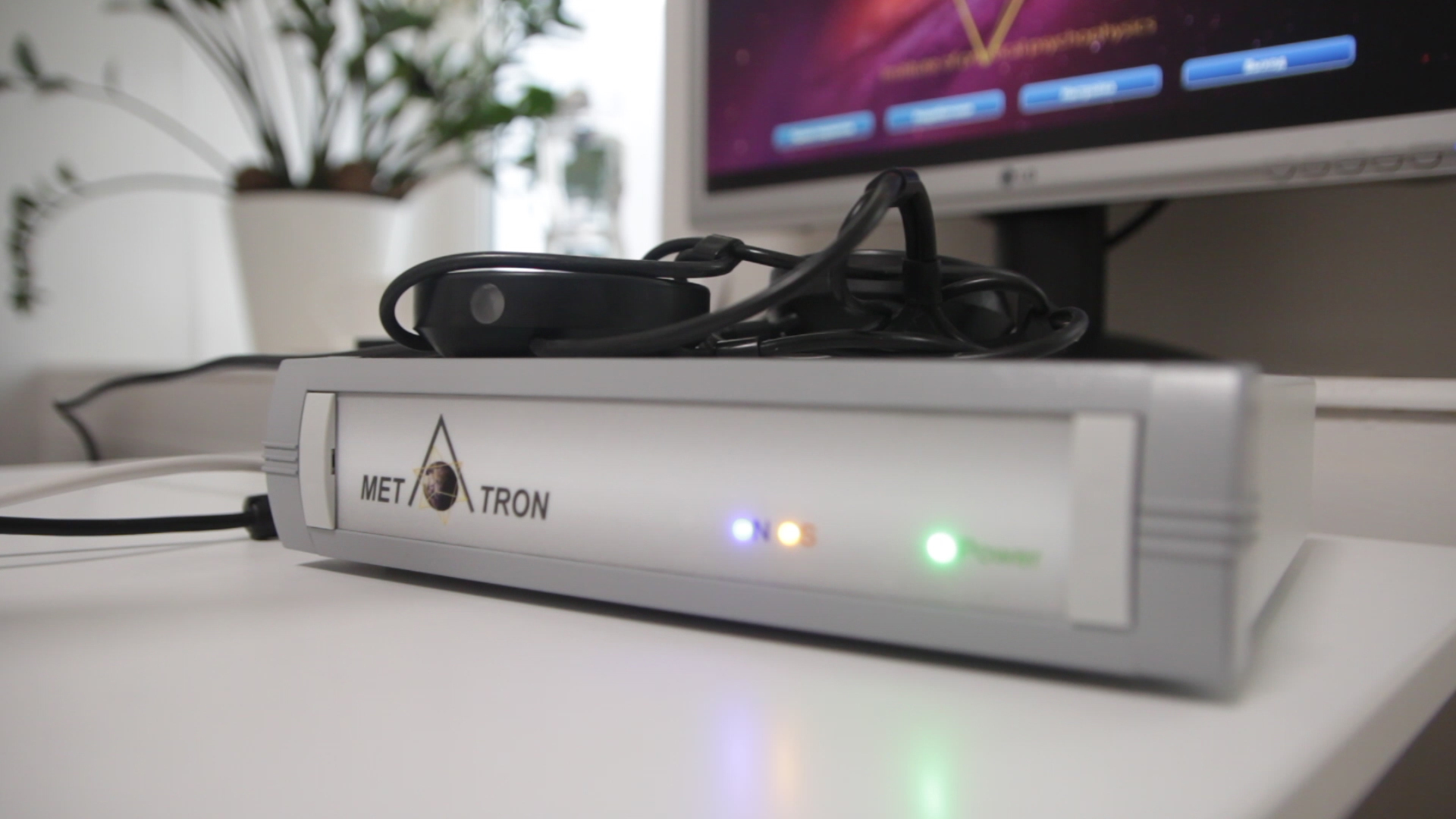 Metatron Blue Opal wellness assessment equipment at Elite Retreat Wellness Center