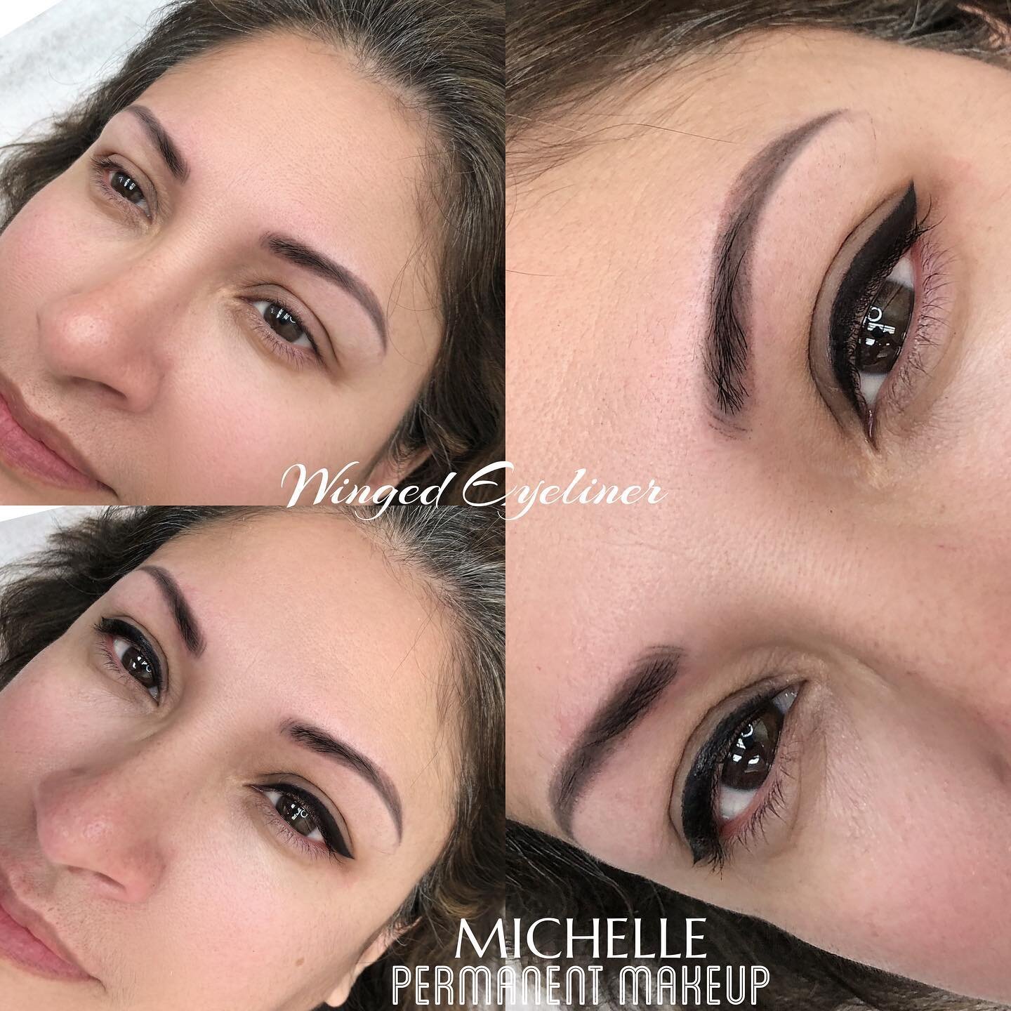 Winged Permanent Eyeliner 💕 This eyeliner gives your eyes a bolder look and serves as a base for your makeup when you want to take it up a notch and go full glam🥰

#michellepmu #eyeliner #eye #eyes #eyeliners #permanenteyeliner #wingedeyeliner #eye