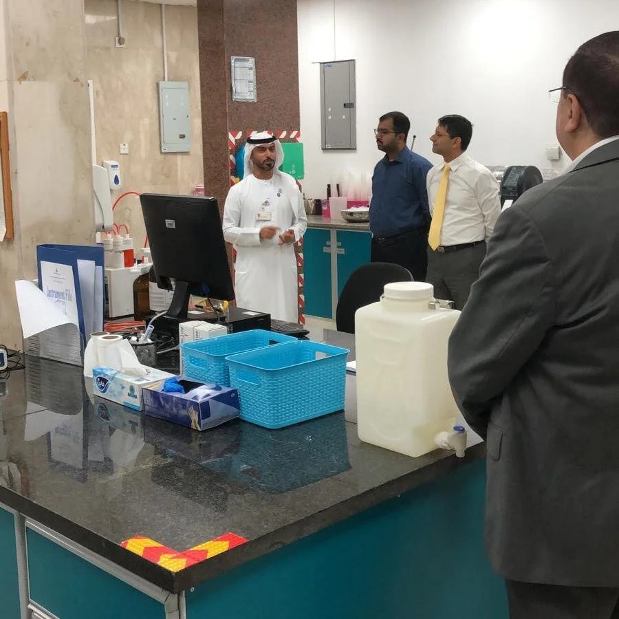 ASTM International UAE Chapter visits QCC Construction Materials Lab