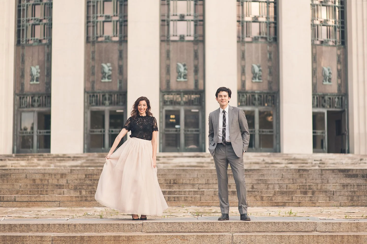 Engagement photography in Detroit showing authentic moments.