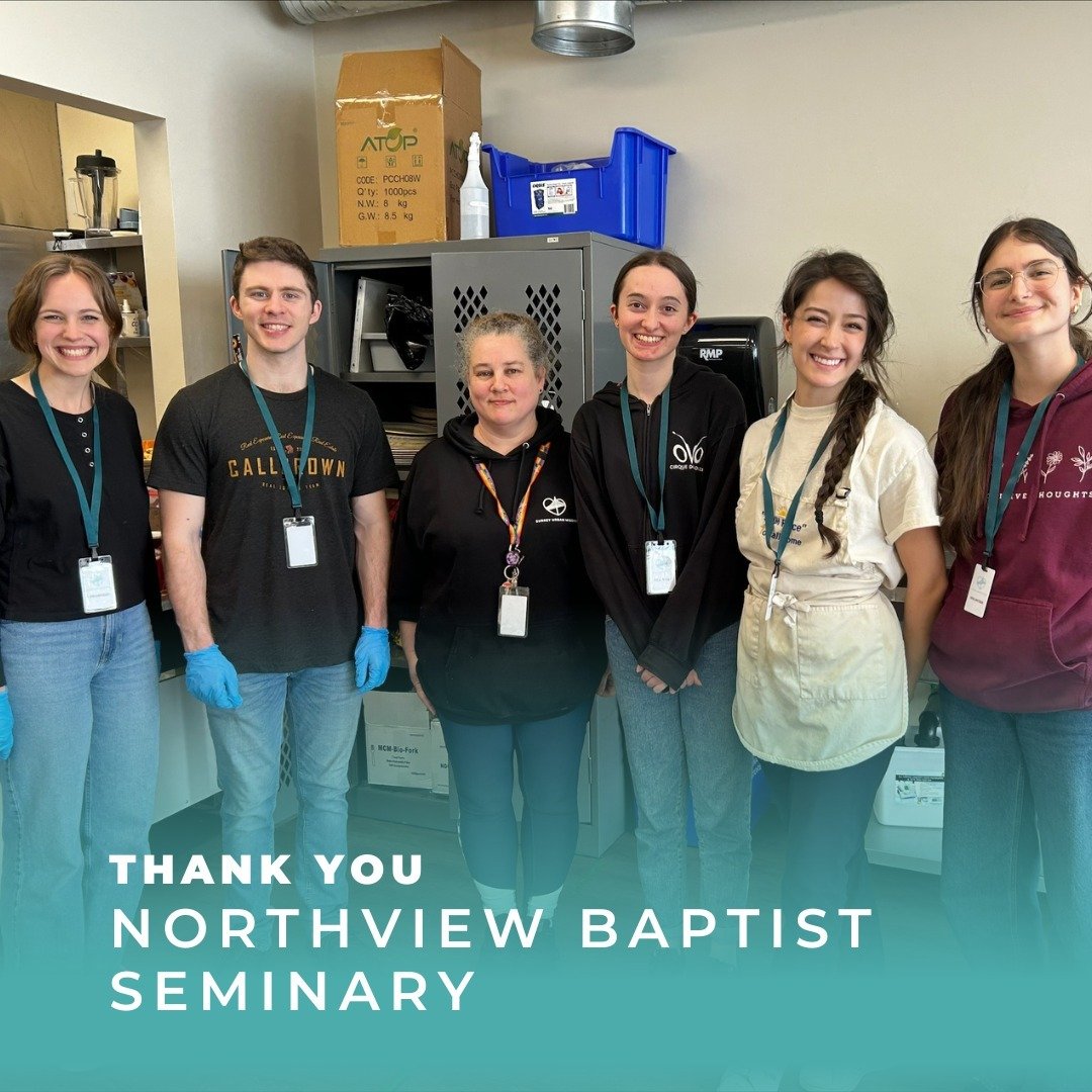 Thank you Northview Baptist Seminary who joined us in our mission to provide food to those in need in our community. 

#VolunteerAppreciationMonth