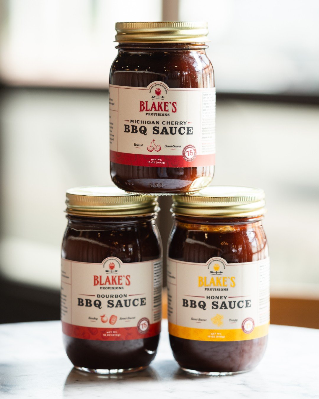Get your pantry picnic-ready! 🇺🇸🔥 Whether you're hosting a backyard BBQ, packing snacks for the fireworks, or just soaking up a Michigan summer, Blake&rsquo;s Provisions has all the flavor you need:

🍒 Michigan Cherry, Bourbon &amp; Honey BBQ Sau